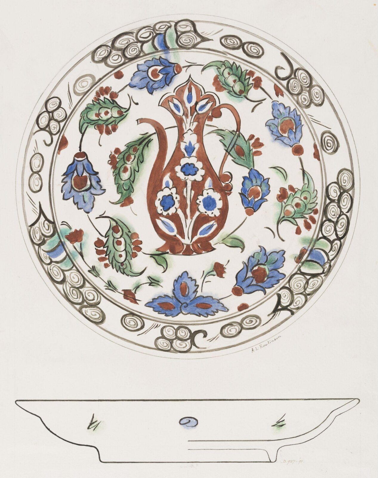 Drawing, A Louise Rawlinson, c. 1897