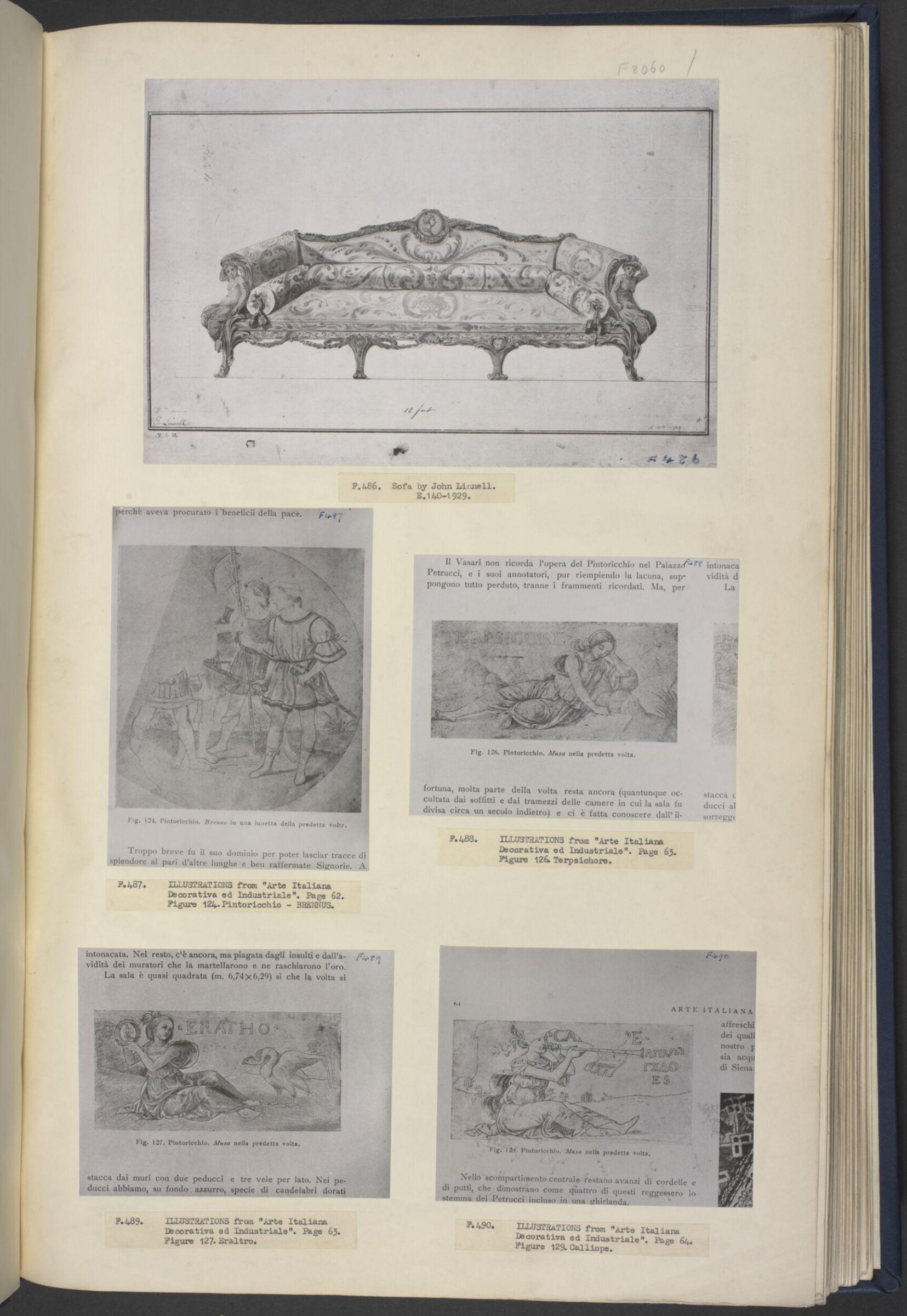 A Miscellaneous Collection of Original Designs, made, and for the most part executed, during an extensive Practice of many years in the first line of his Profession, by John Linnell, Upholsterer Carver & Cabinet Maker. Selected from his Portfolio's at his Decease, by C. H. Tatham Architect. AD 1800., John Linnell, ca. 1762