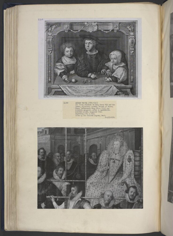 Three Children of K. Henry VII and Elizabeth his Queen top image