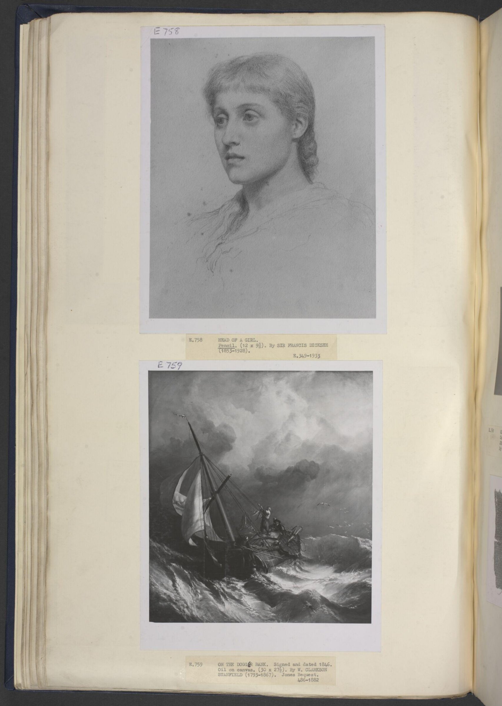 Watercolour drawing, Francis Bernard Dicksee, c.1880