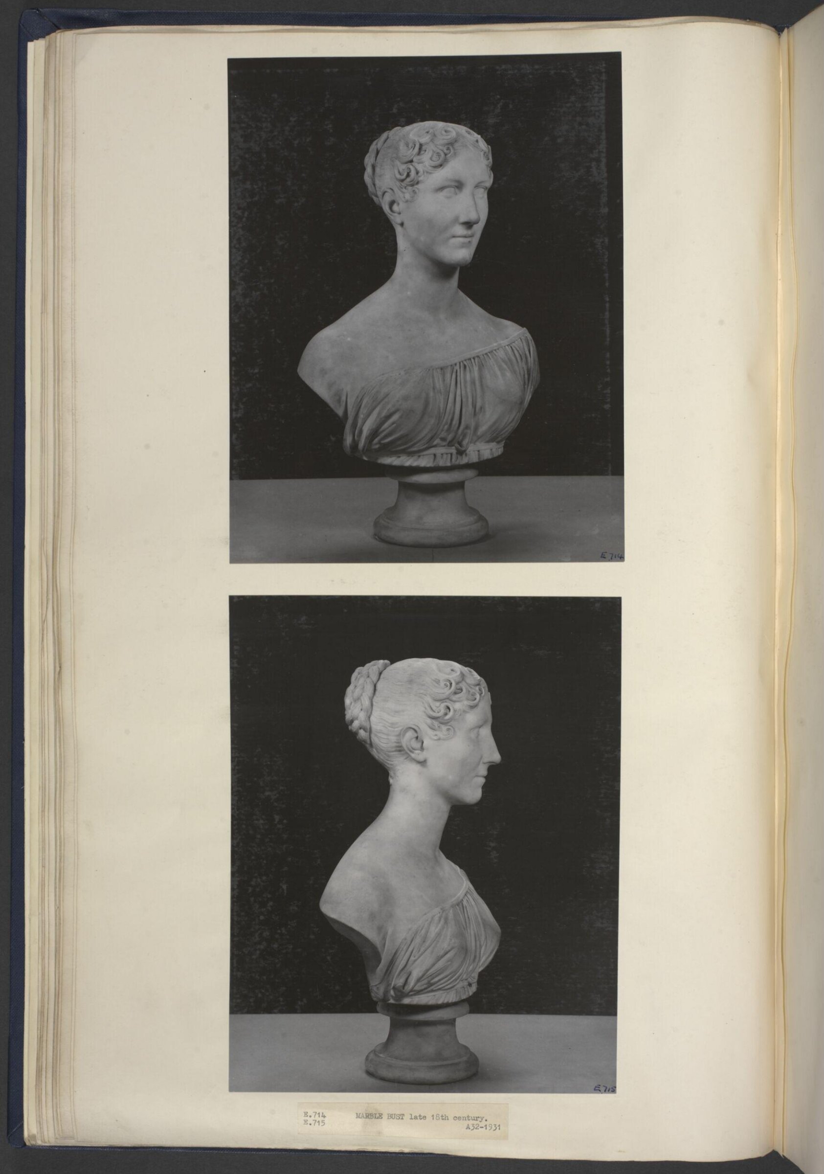 probably Harriet Elizabeth, Lady Beresford, Richard Westmacott, ca. 1825