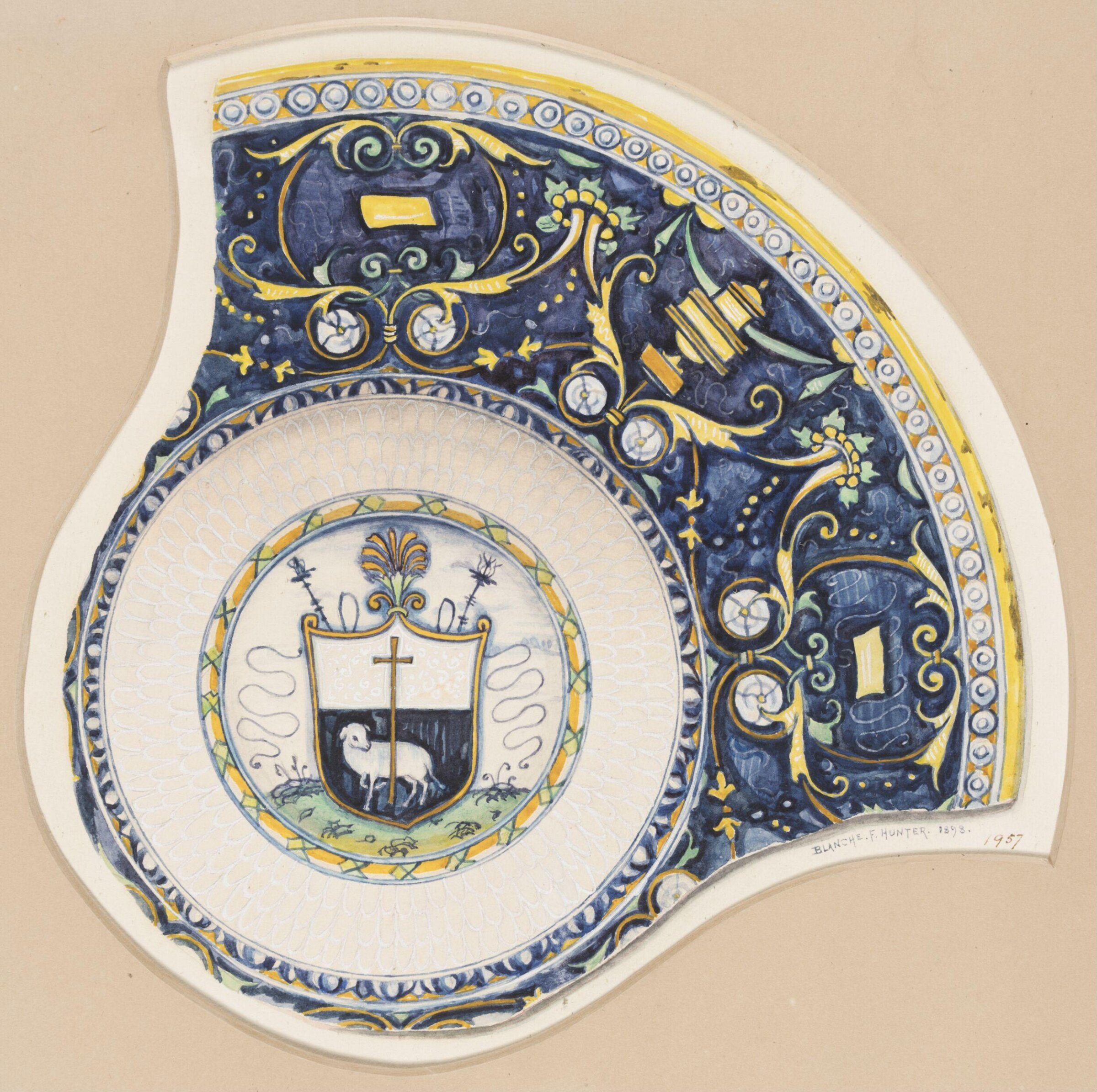 Drawing, Blanche F. Hunter, 1898