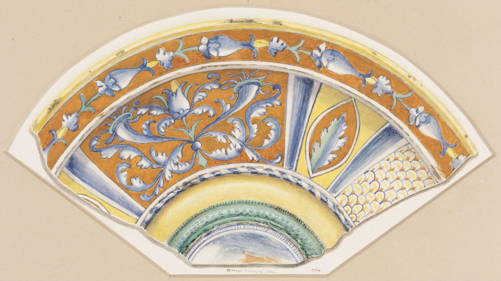 Drawing, Blanche F. Hunter, 1898