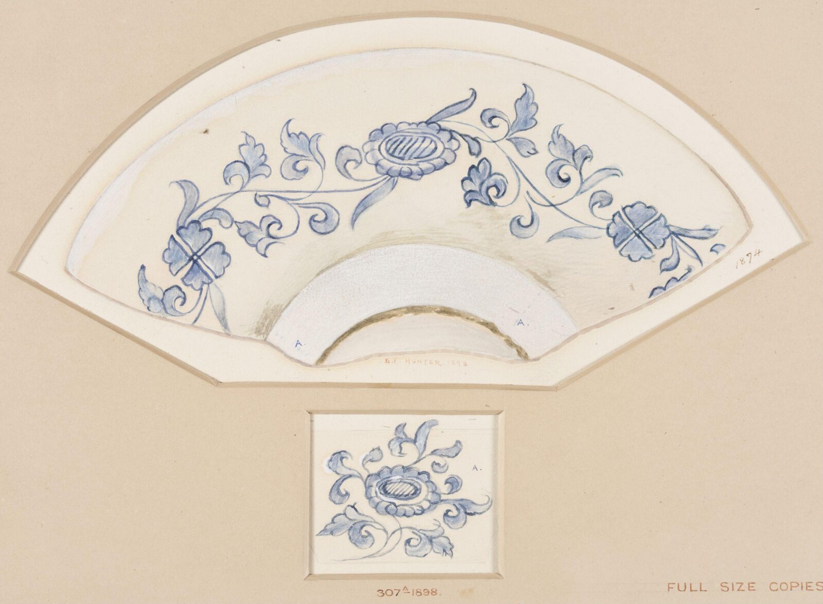 Drawing, Blanche F. Hunter, 1898