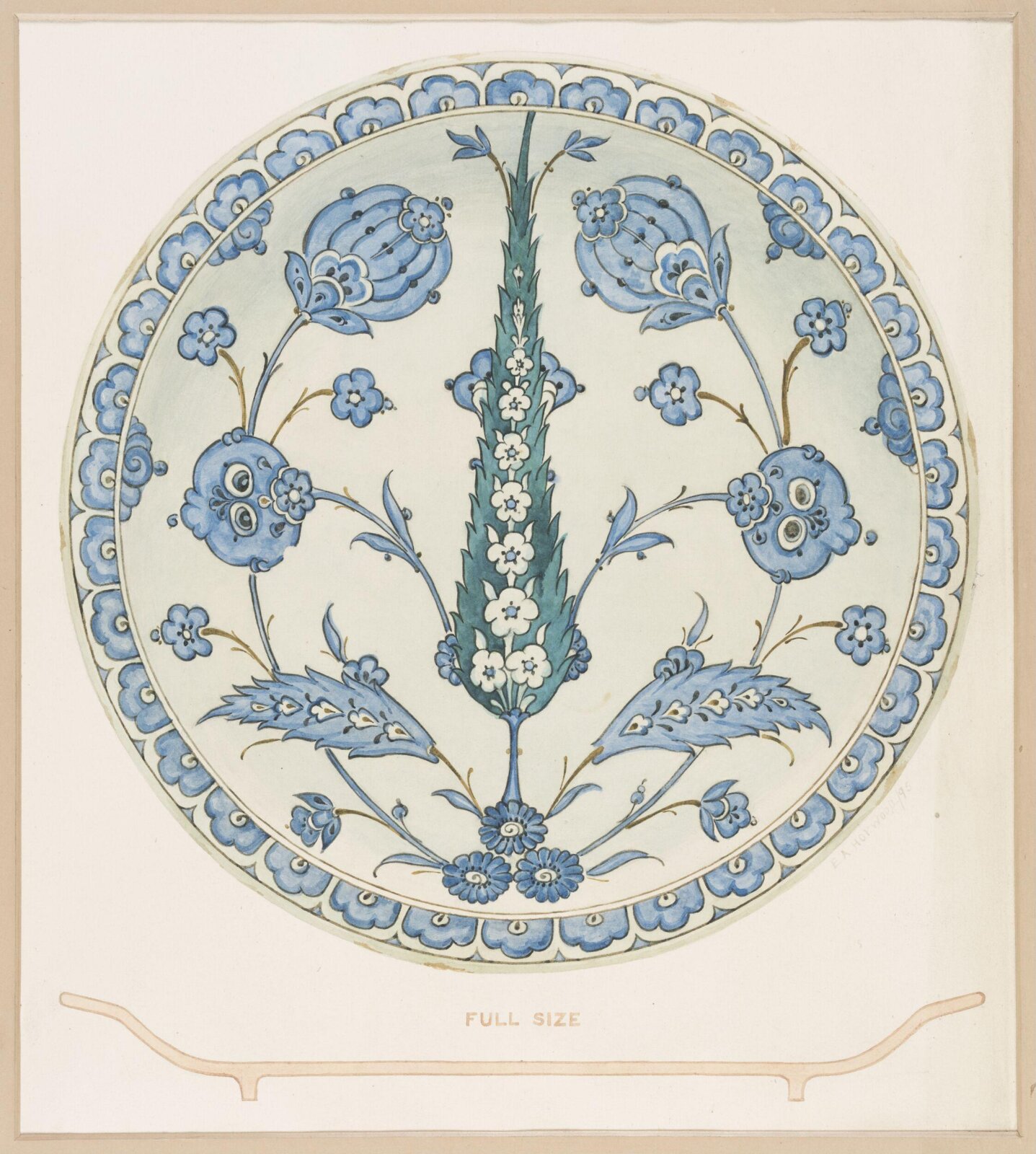 Watercolour, E. A. Hopwood, 1895