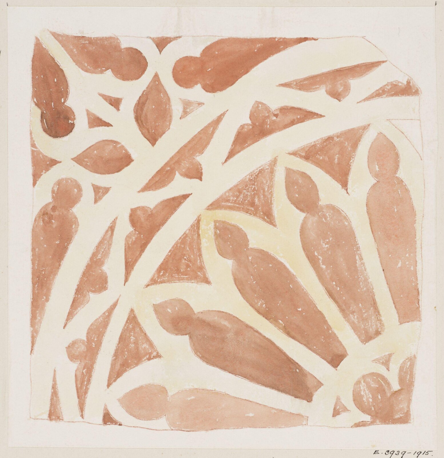 Watercolour drawing, Stanley North, c.1910