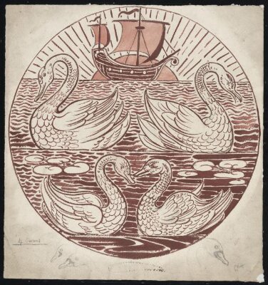 Four swans