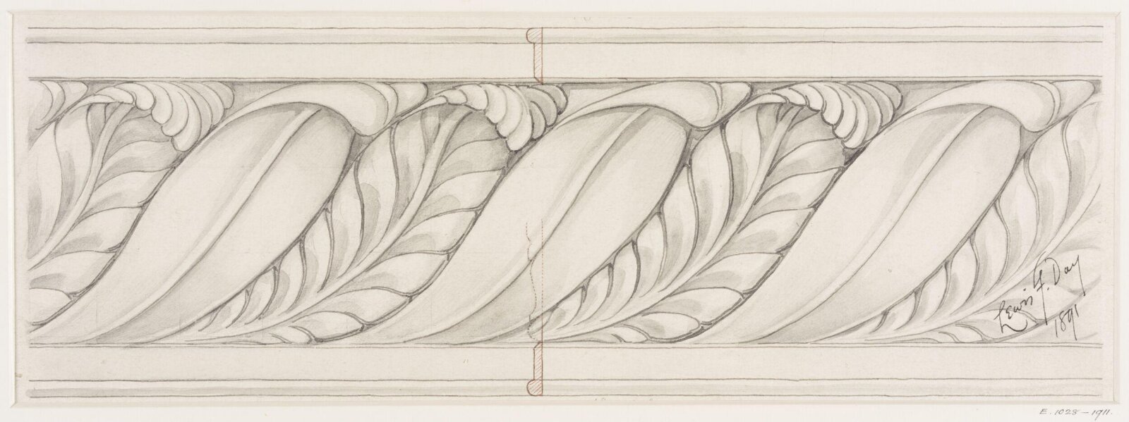 Drawing, Lewis Foreman Day, 1891