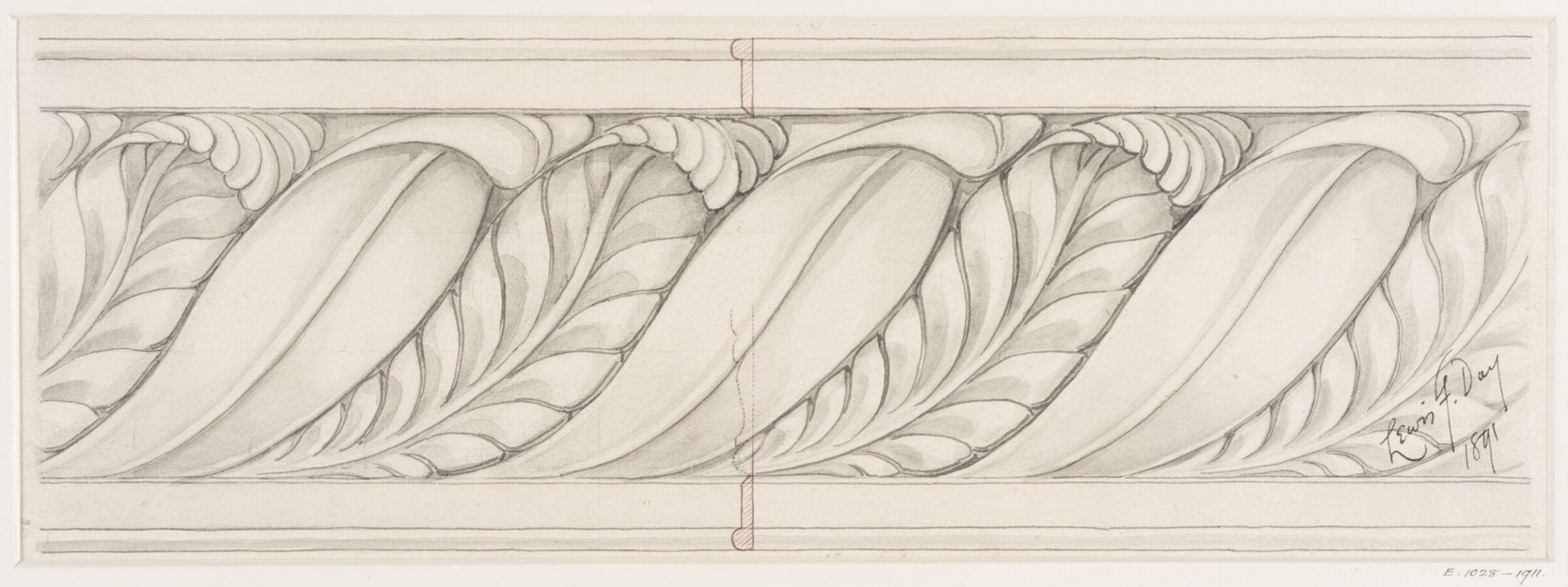 Drawing, Lewis Foreman Day, 1891