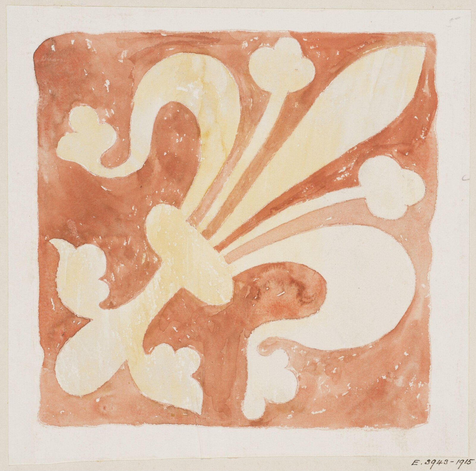 Watercolour drawing, Stanley North, c.1910