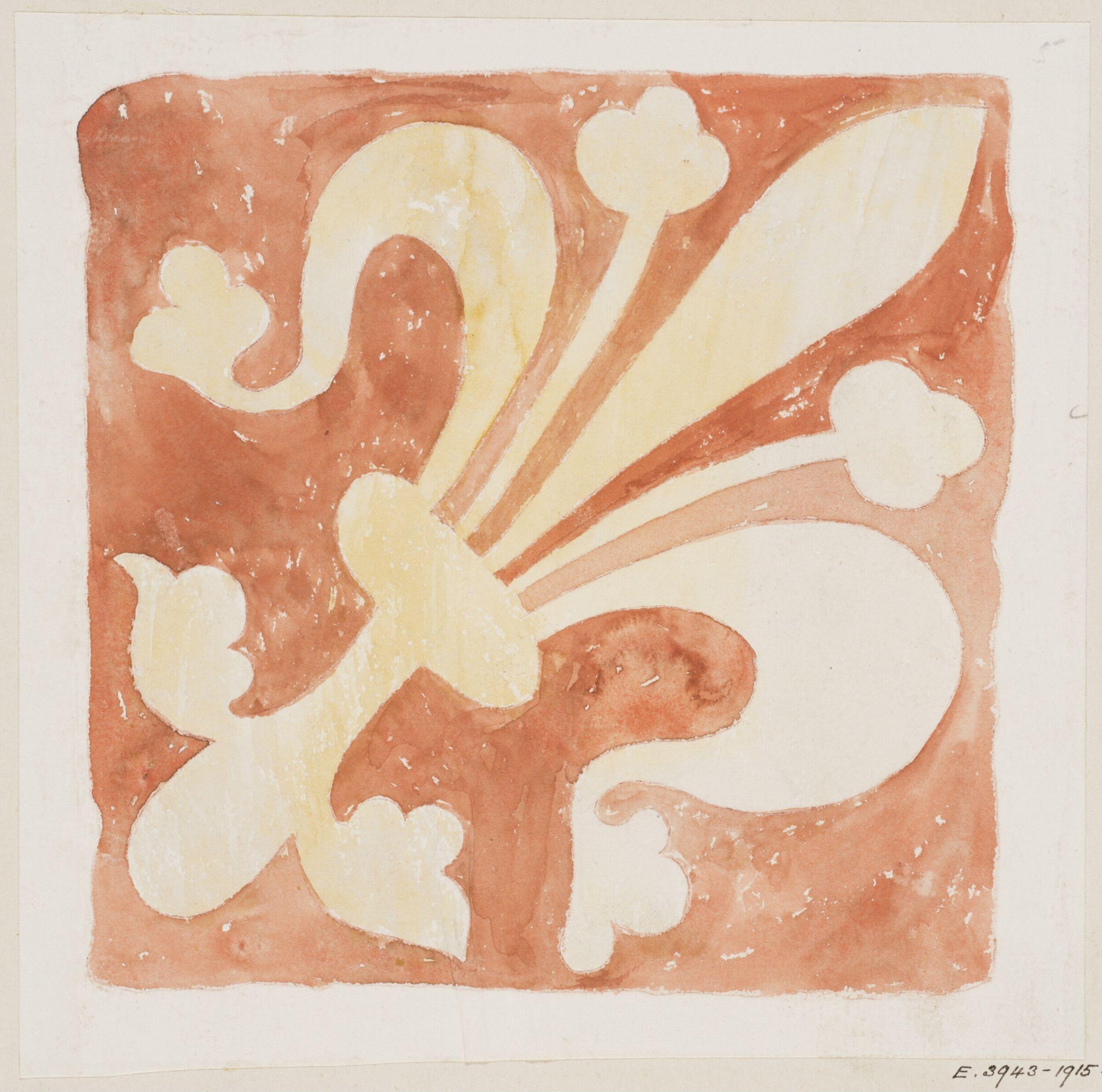 Watercolour drawing, Stanley North, c.1910