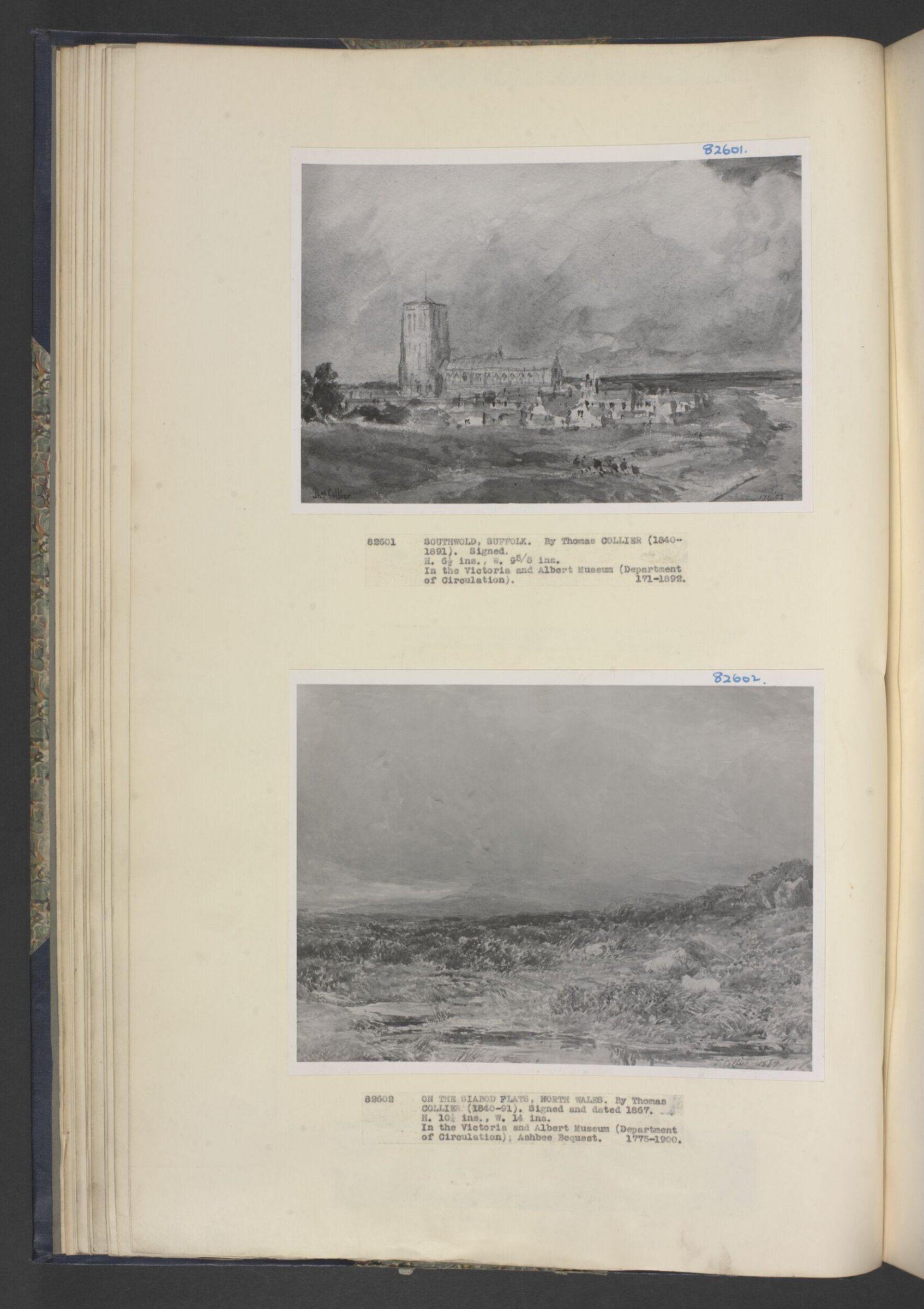 On the Slabod Flats, North Wales, Collier, 1867