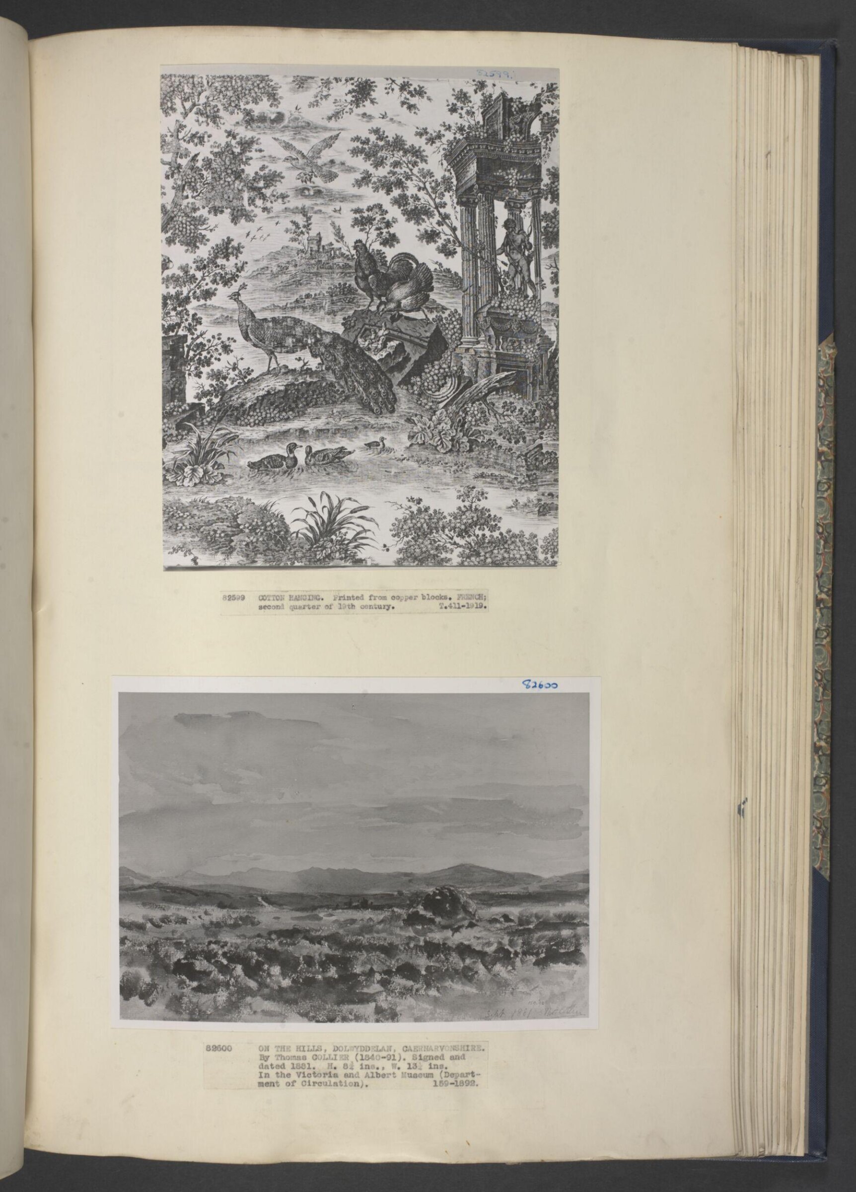 On the hills, Dolweddelan, North Wales, Collier, 1881