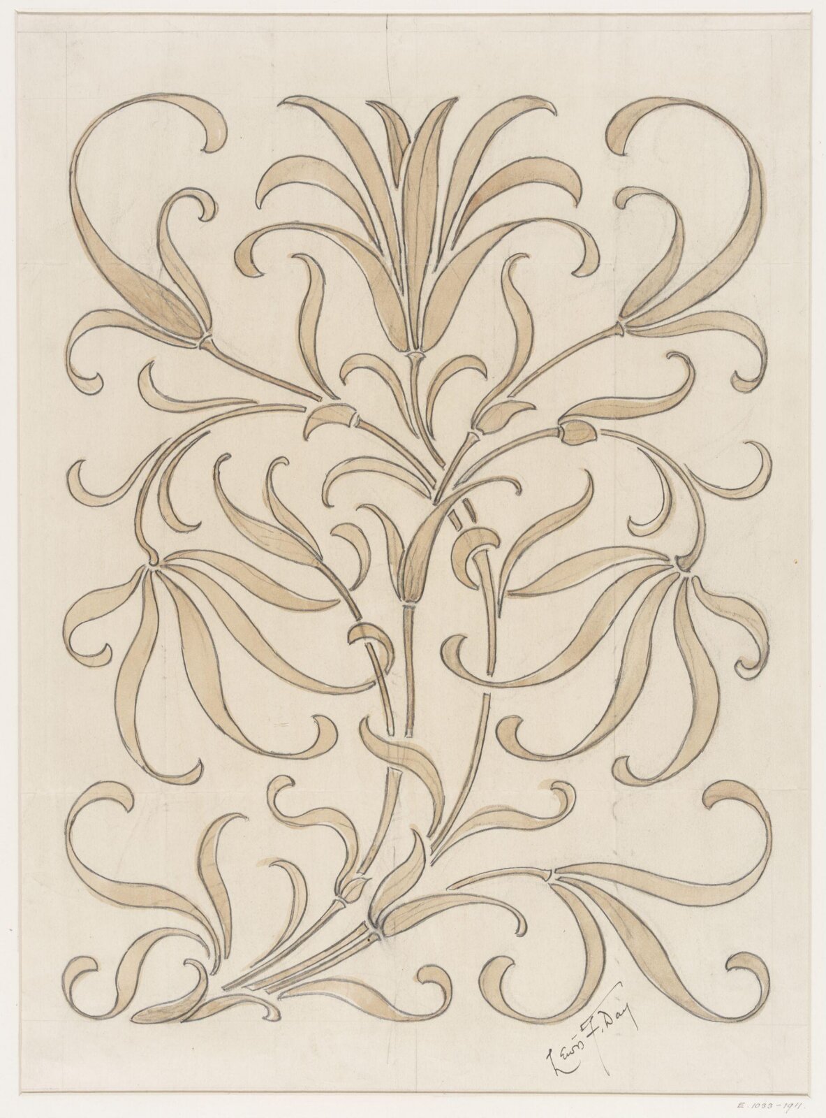 Drawing, Lewis Foreman Day, late 19th century