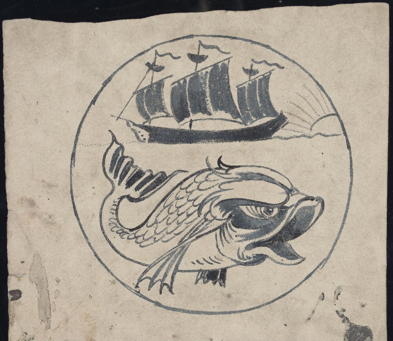 Drawing, William Frend De Morgan, late 19th century