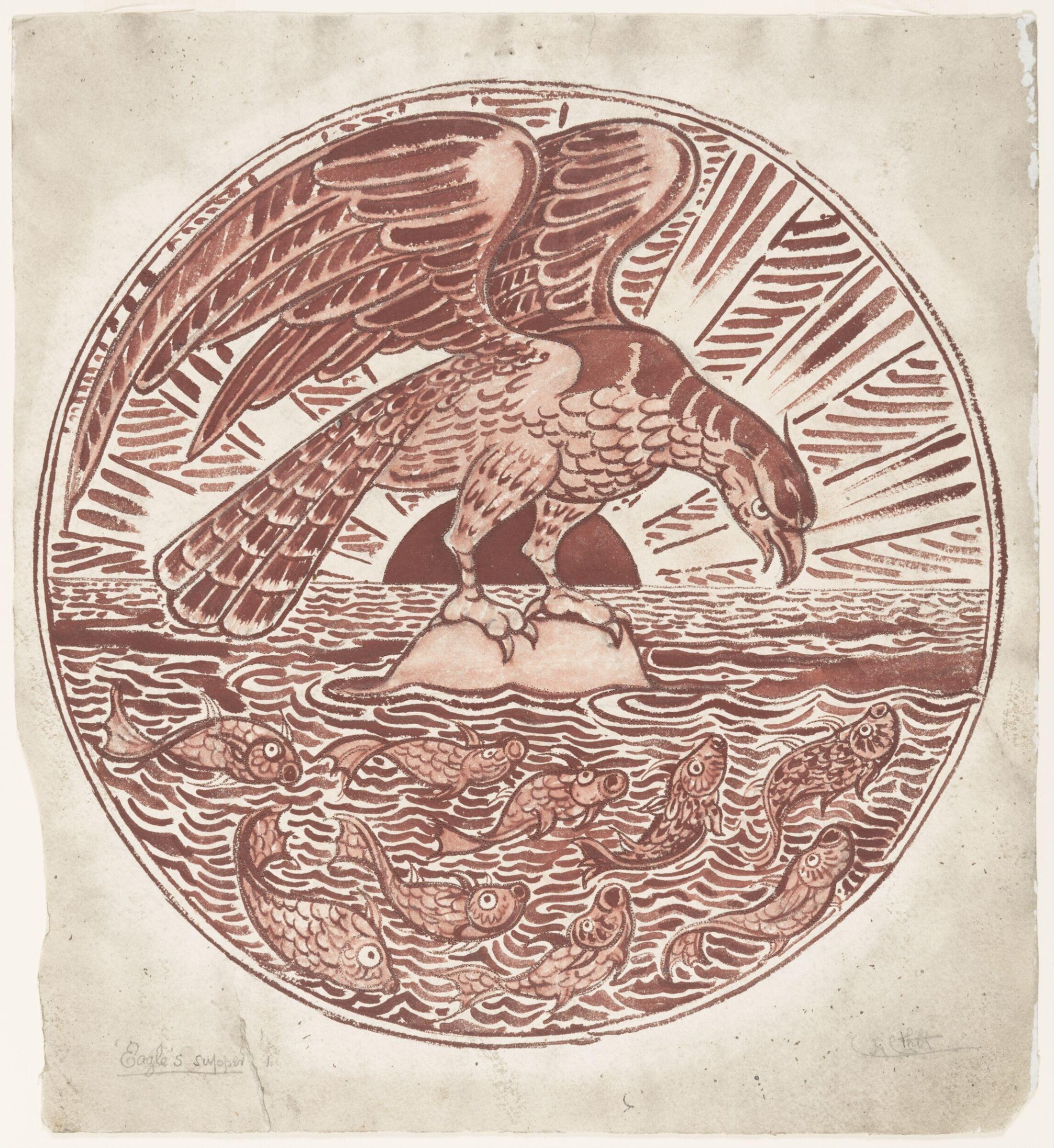 Eagle's Supper, William Frend De Morgan, late 19th century