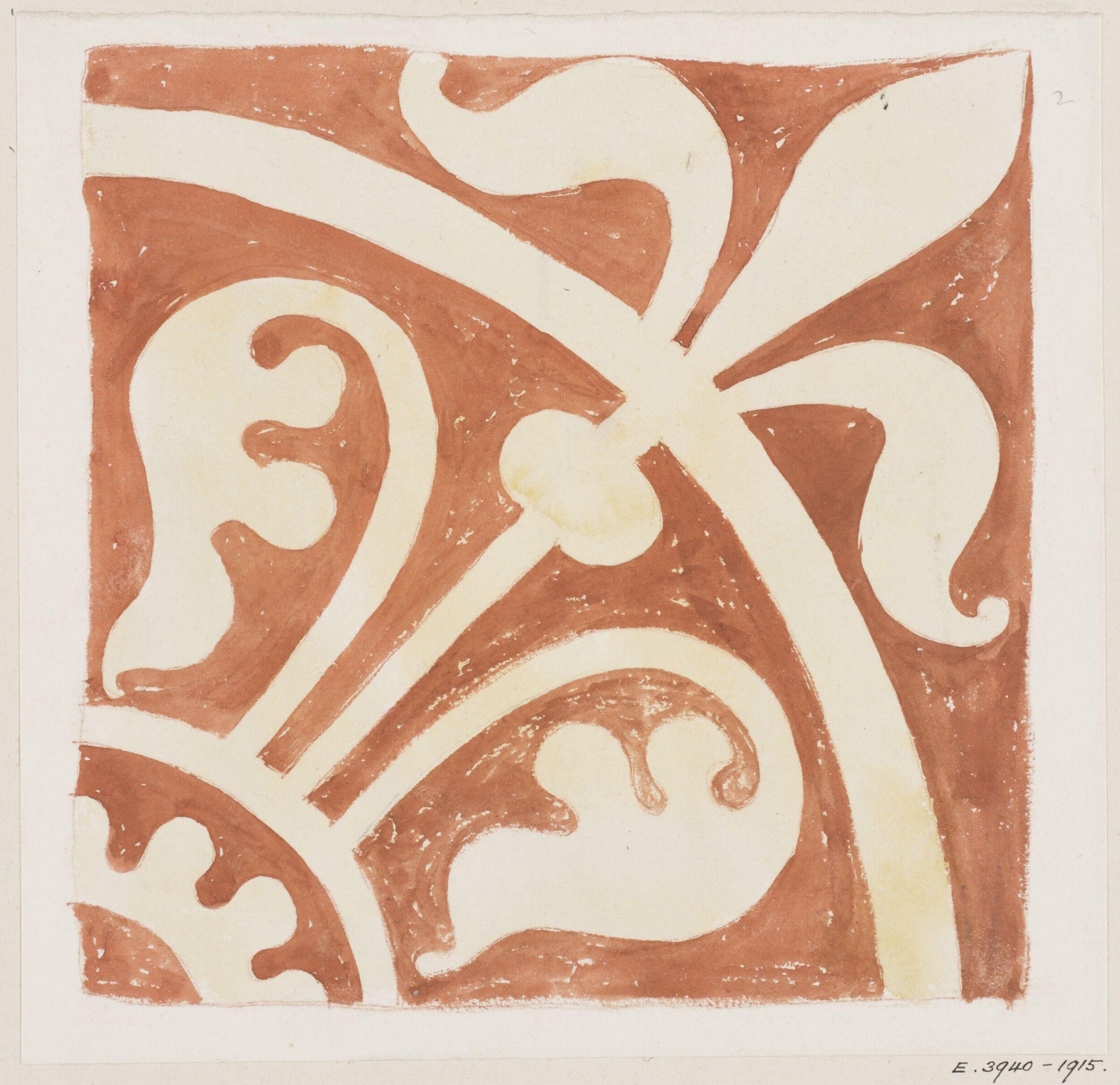 Watercolour drawing, Stanley North, c.1910