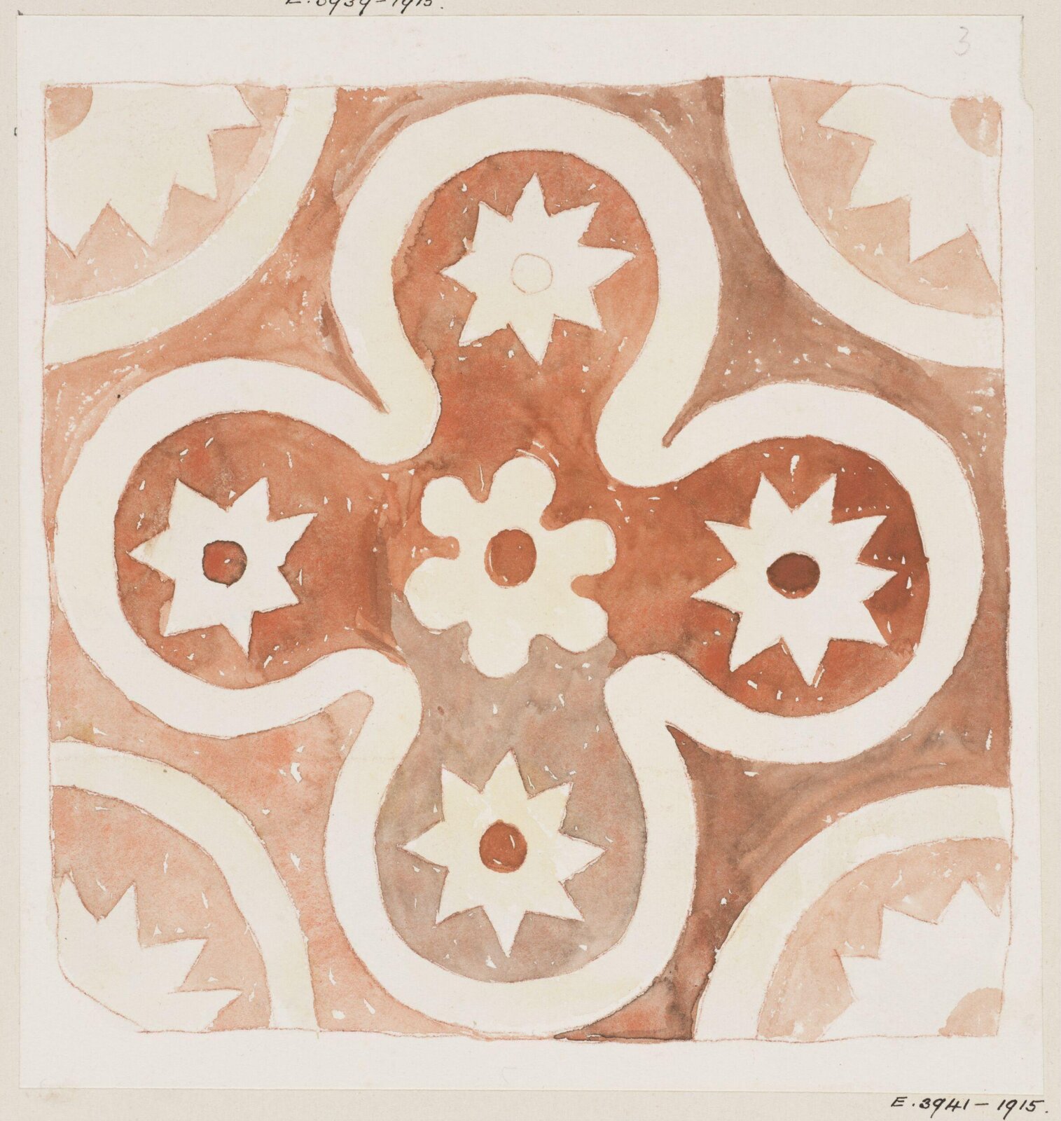 Watercolour drawing, Stanley North, c.1910