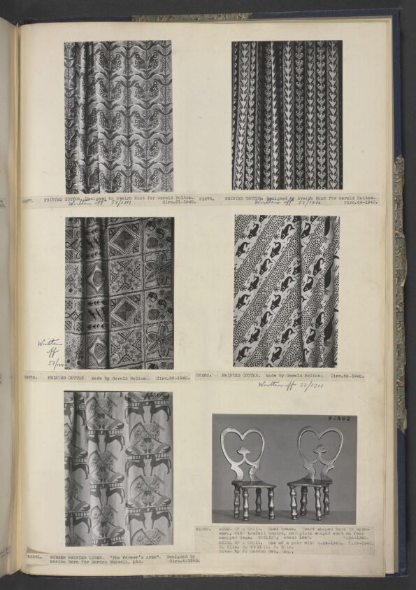 Furniture — ca. 1840