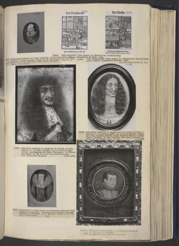Portrait miniature of Charles II