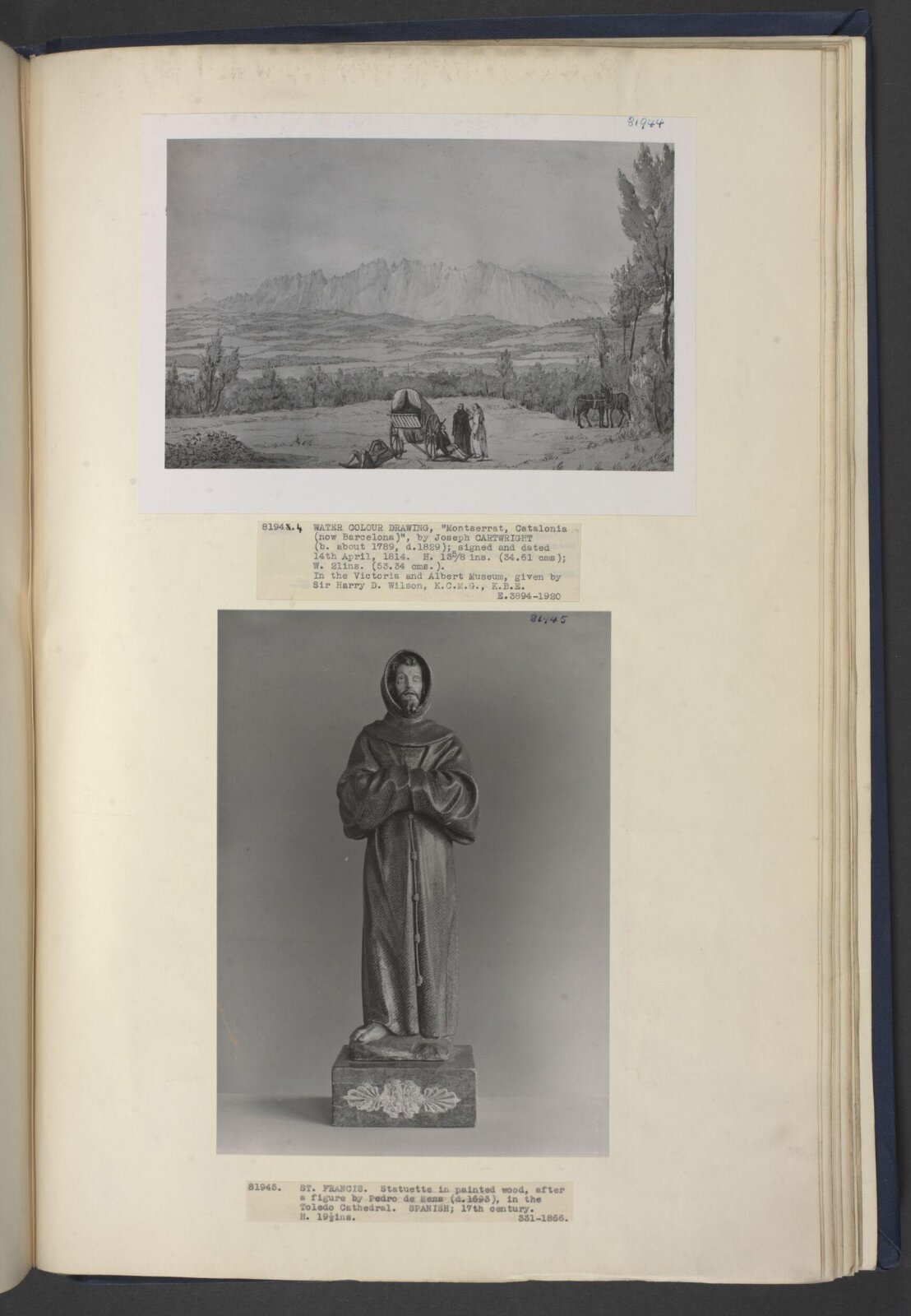 Montserrat, Catalonia, Joseph Cartwright, 1814