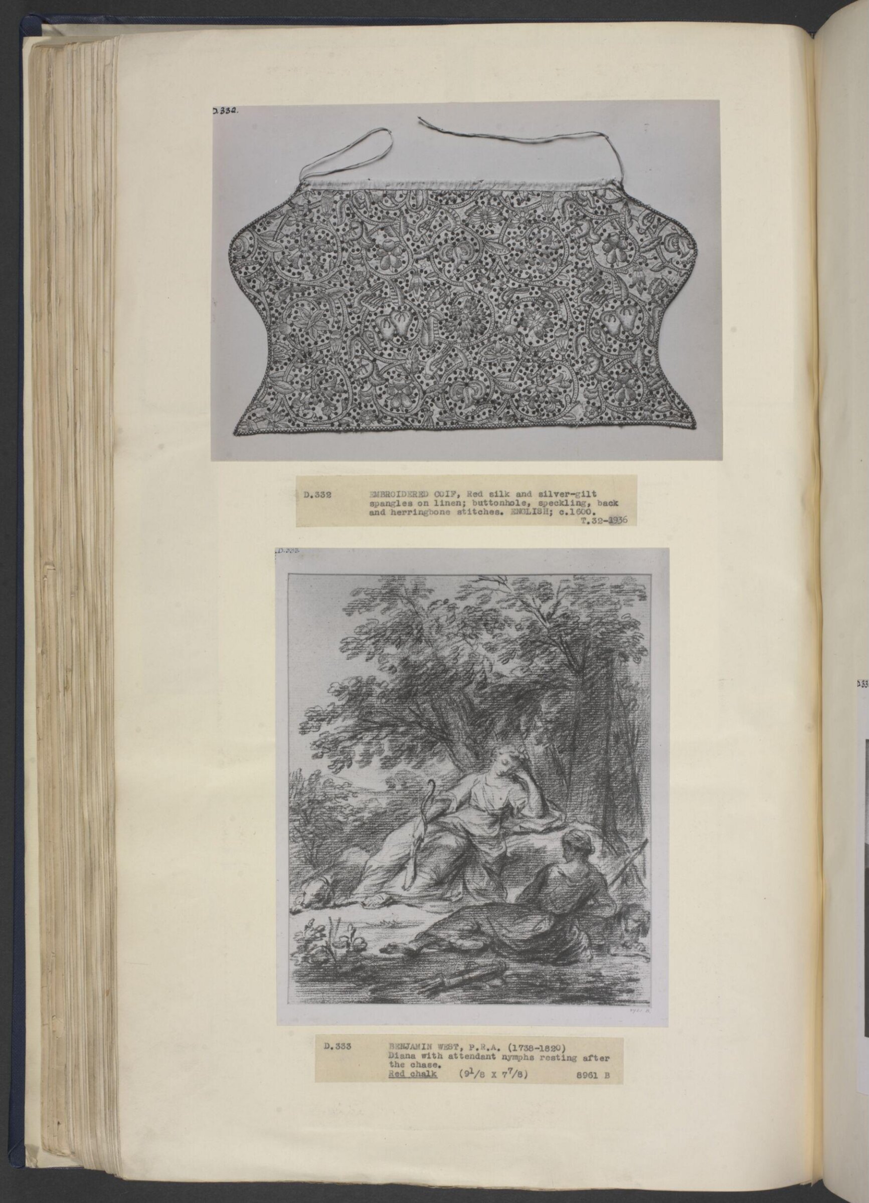 Drawing, Benjamin West, c. 1758-1820