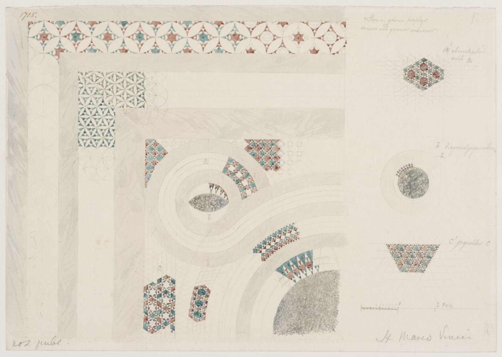 Drawing, Ludwig Wilhelm Heinrich Gruner, c. mid 19th century