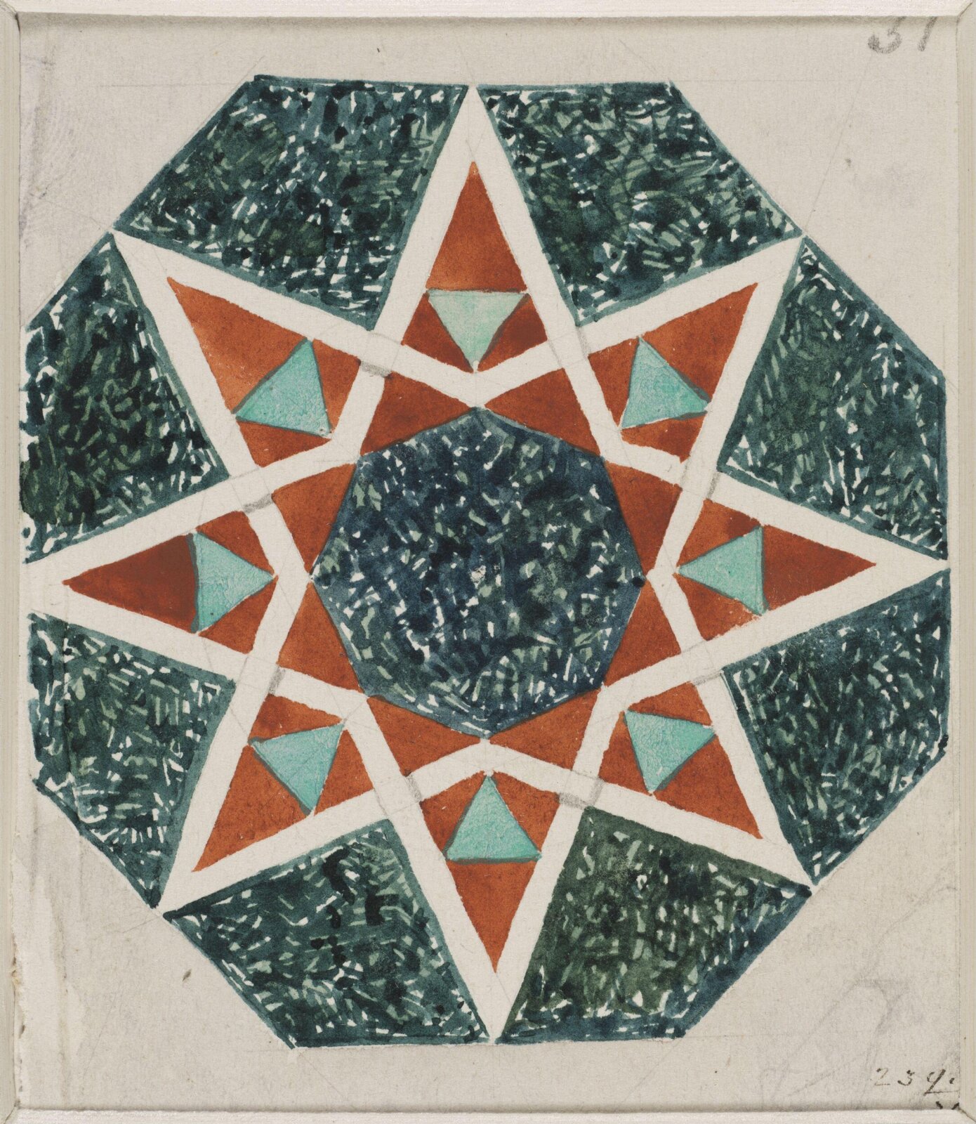 Drawing, Ludwig Gruner
