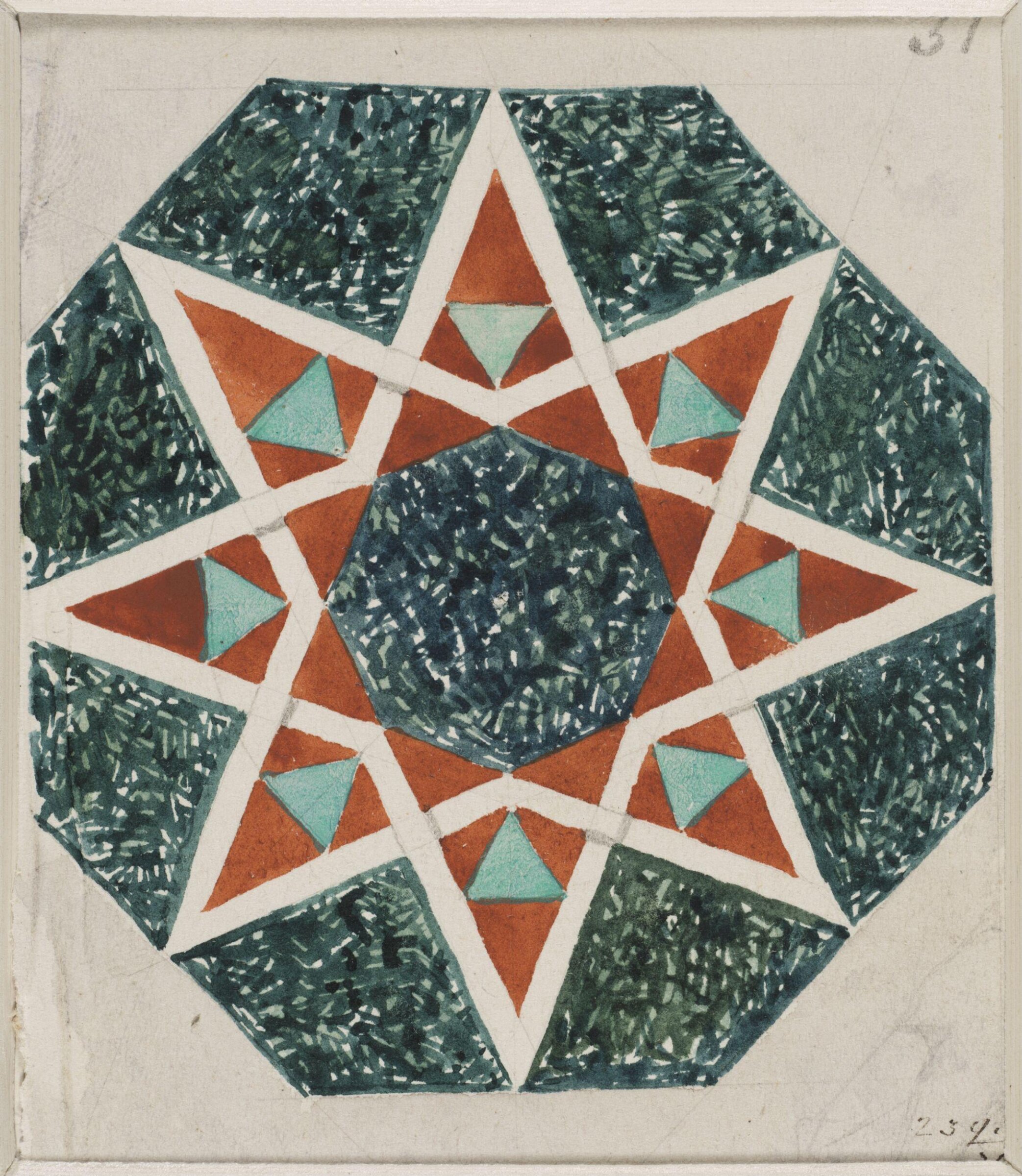 Drawing, Ludwig Gruner
