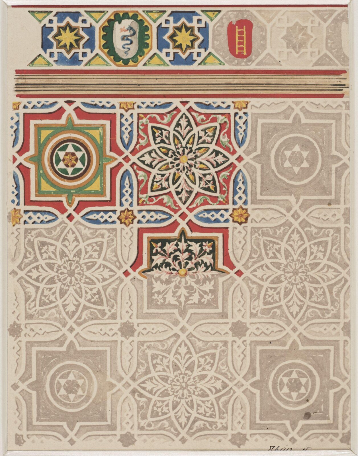 Drawing, Ludwig Wilhelm Heinrich Gruner, c. 1821-1882