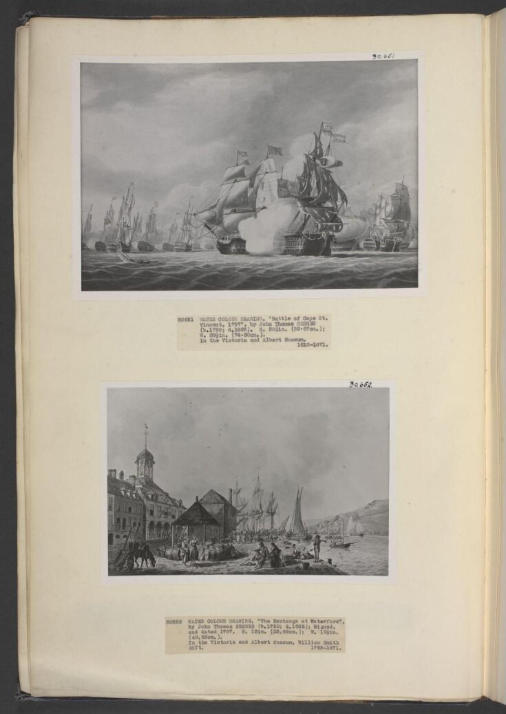Battle of Cape St. Vincent, Sir John Jervis raking the Spanish Vice-Admiral's ship top image