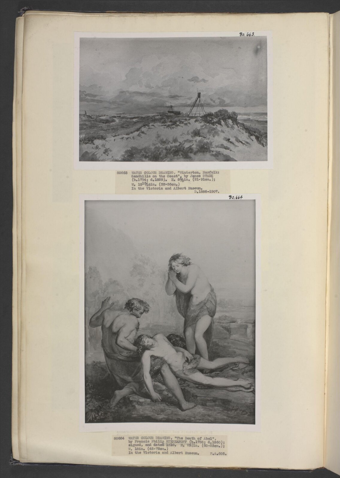 The Death of Abel, Stephanoff, 1810