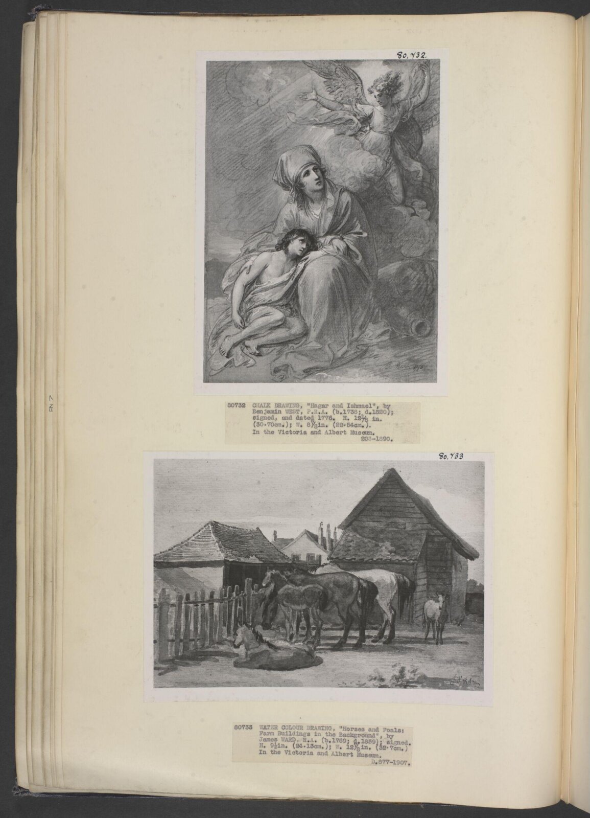 Hagar and Ishmael, West, 1776