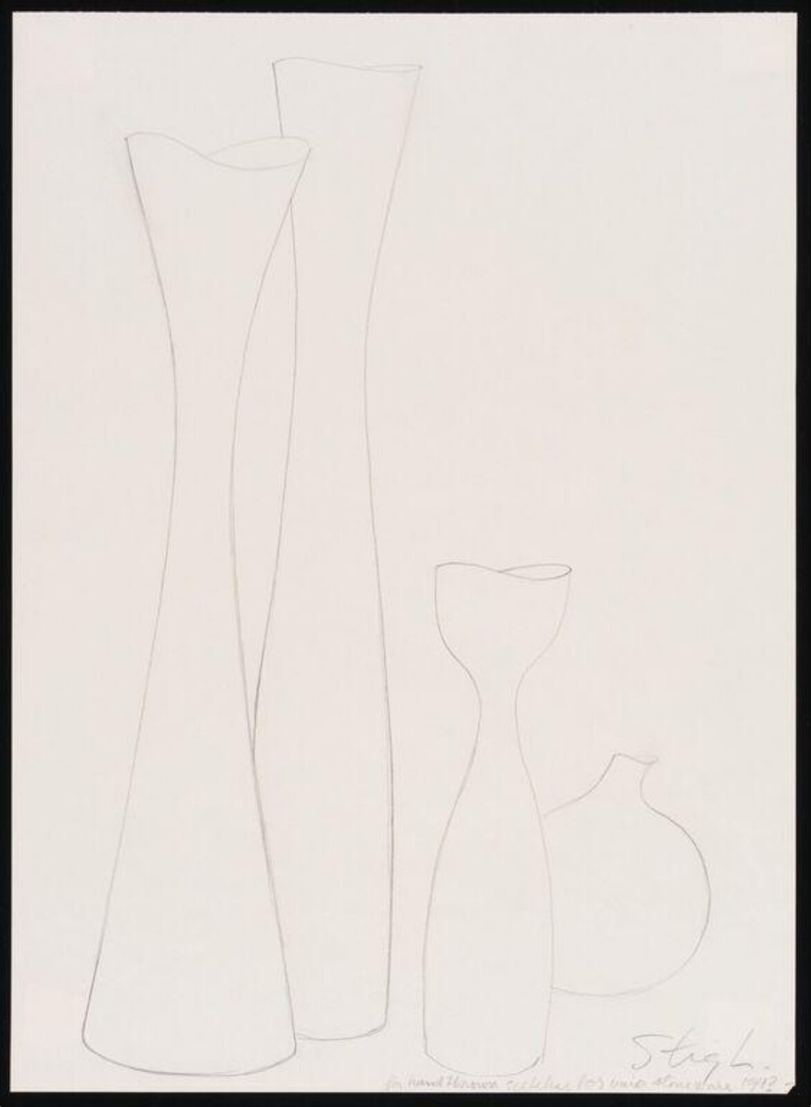 Drawing, Stig Lindberg, c. 1945