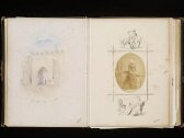 Portrait of lady with drawings of courting couples thumbnail 2