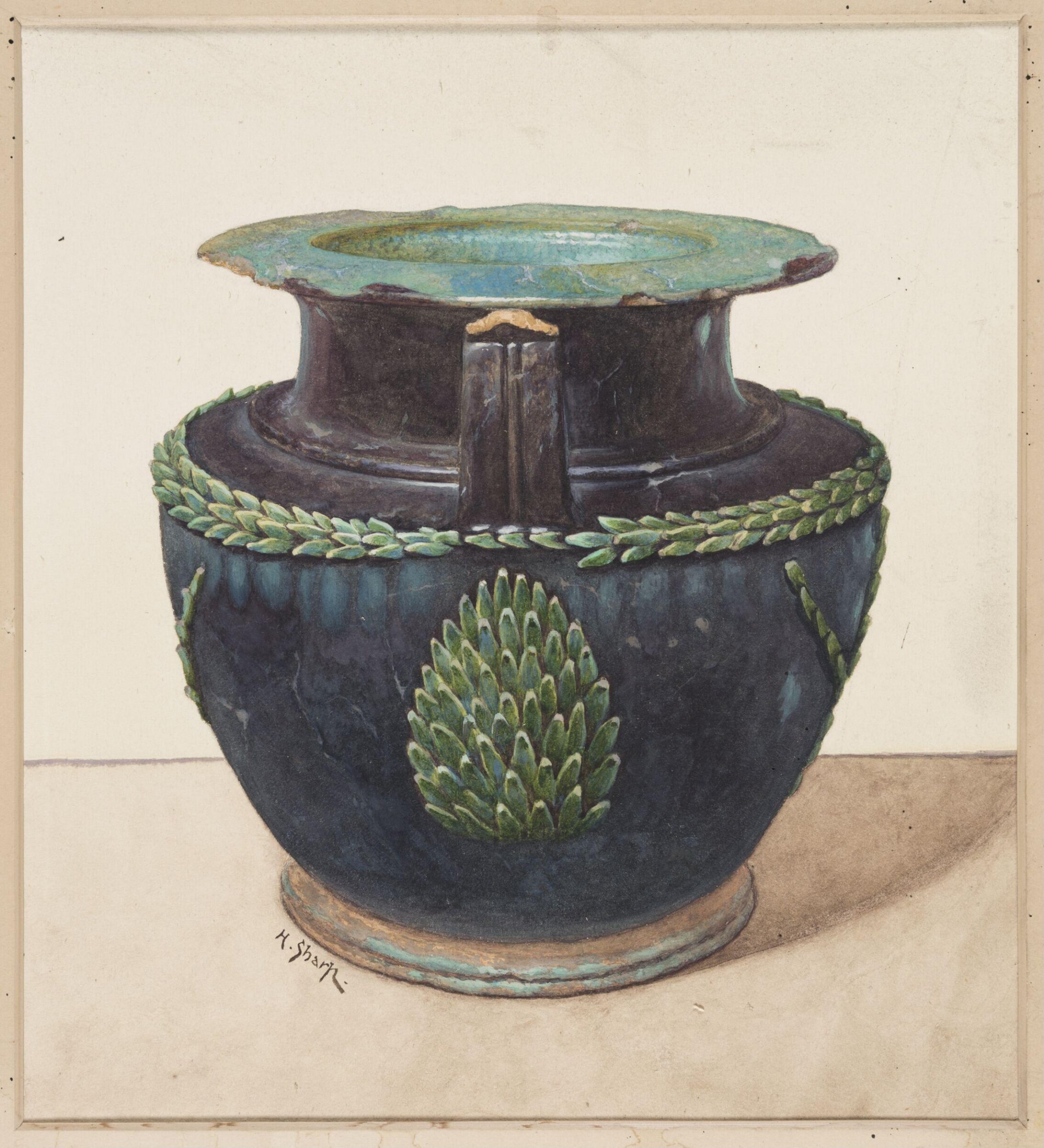 Watercolour, Herbert Sharp, c. 1898