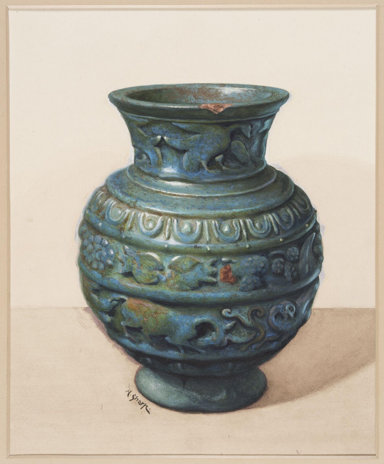 Watercolour, Herbert Sharp, c. 1898