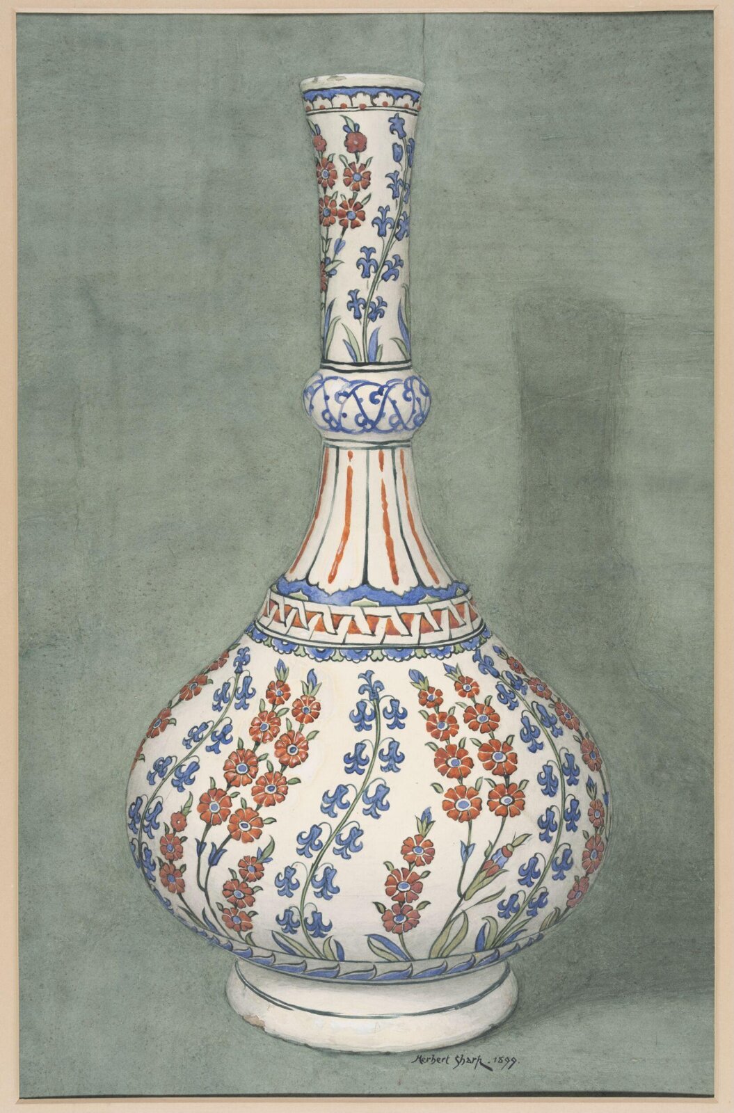 Watercolour, Herbert Sharp, 1899
