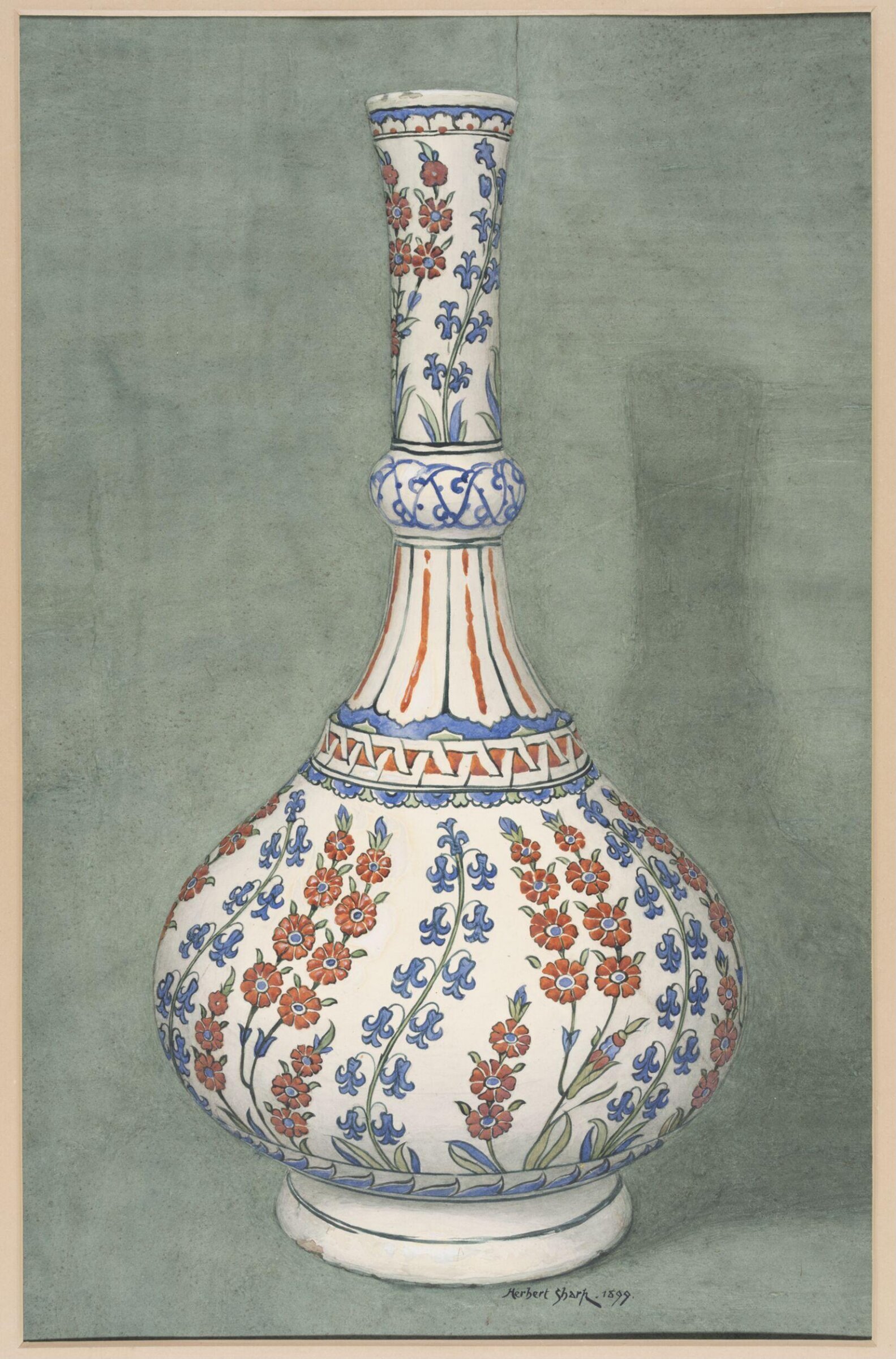 Watercolour, Herbert Sharp, 1899