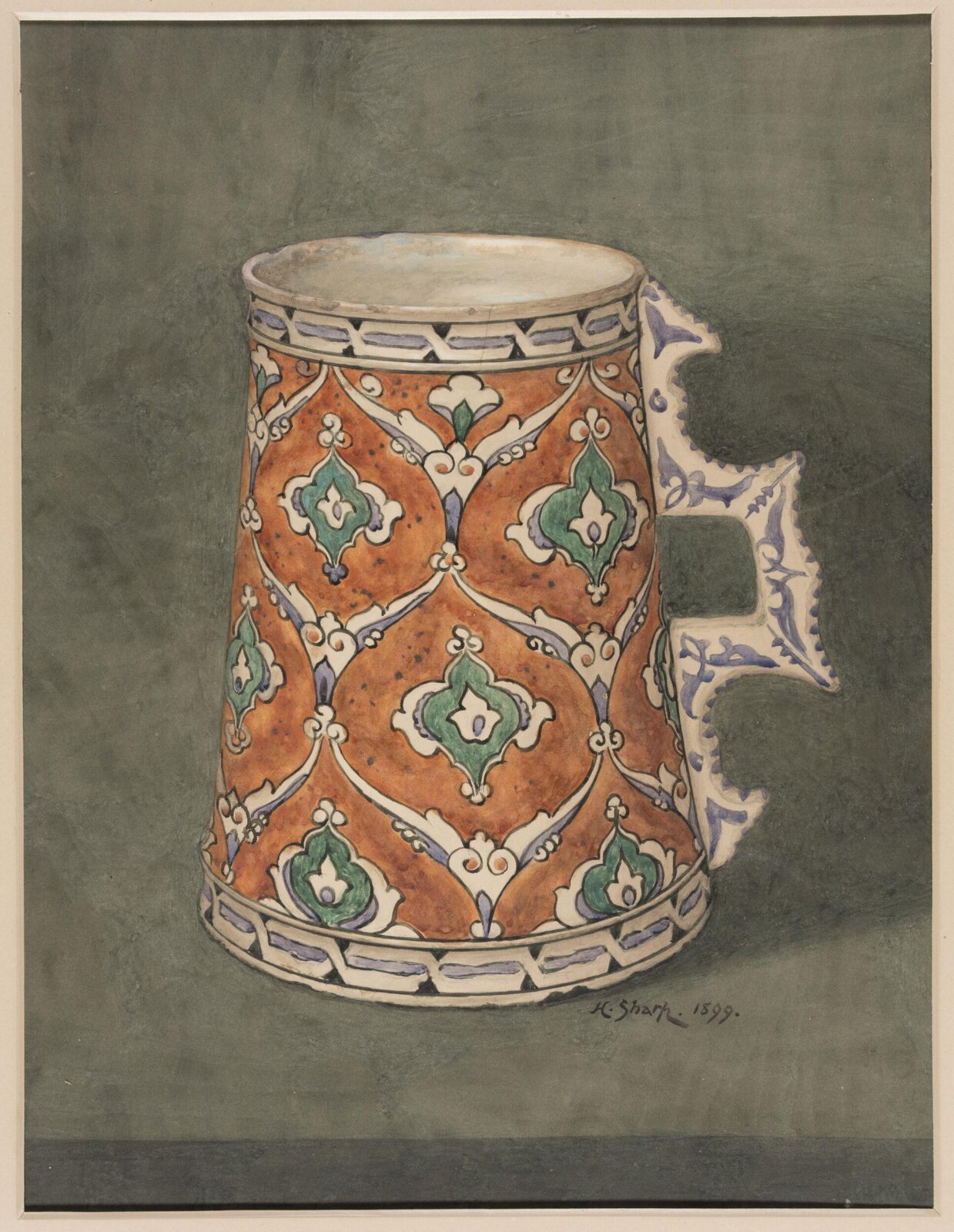 Watercolour, Herbert Sharp, 1899