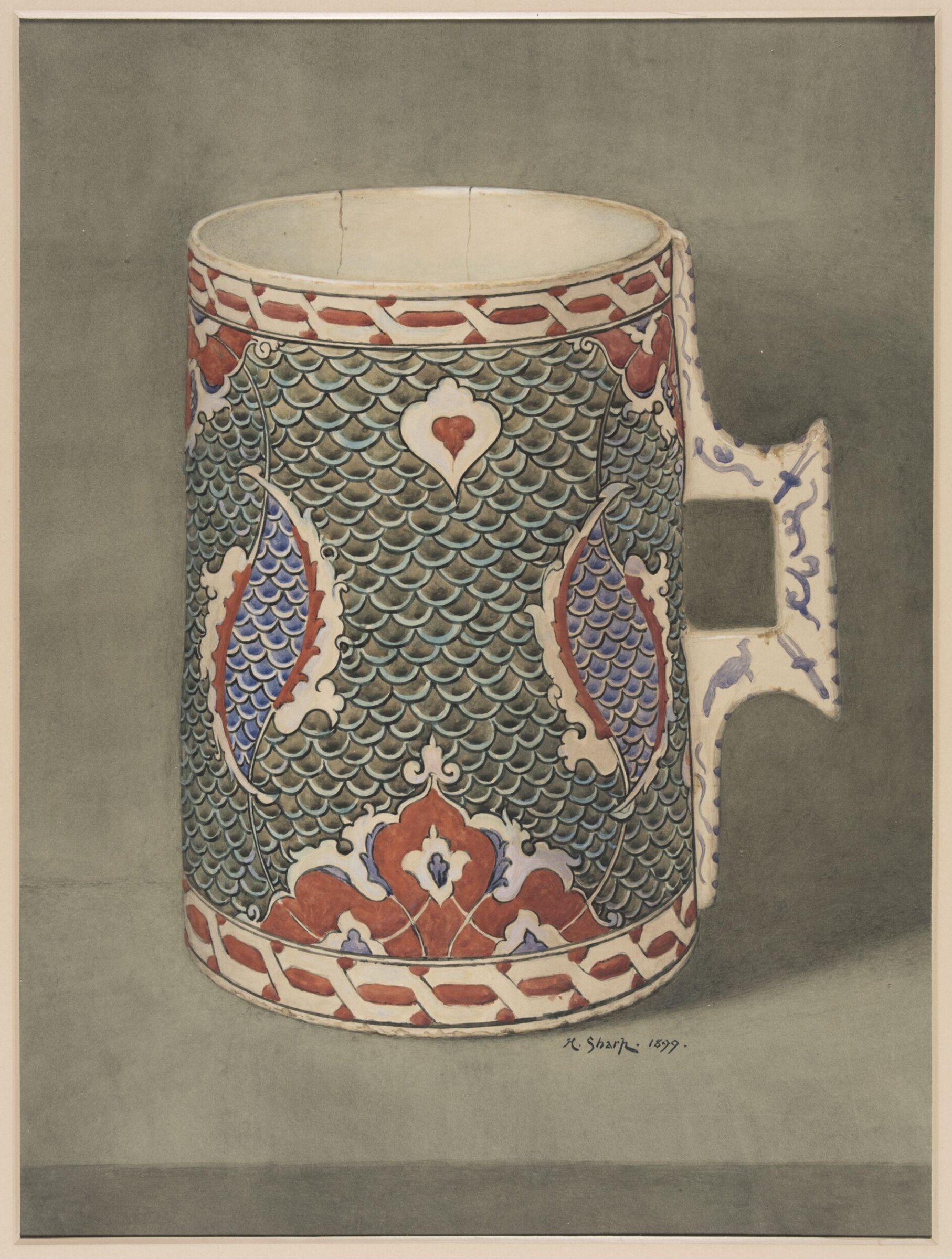 Watercolour, Herbert Sharp, 1899
