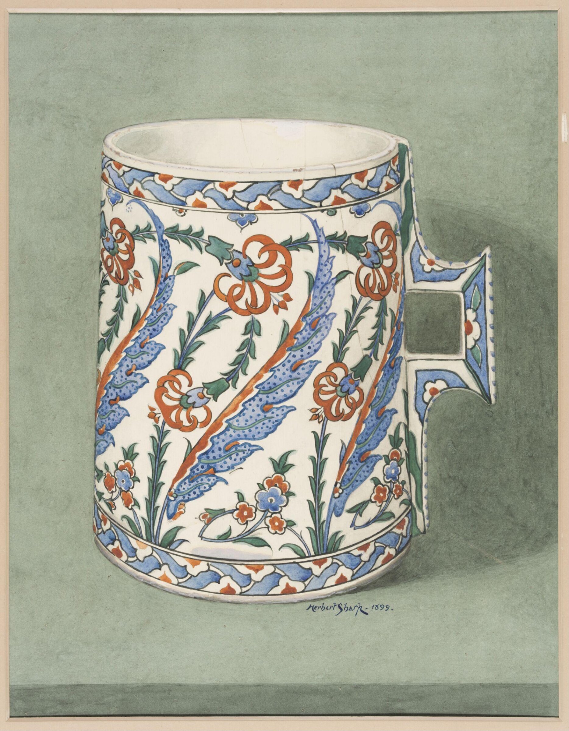 Watercolour, Herbert Sharp, 1899