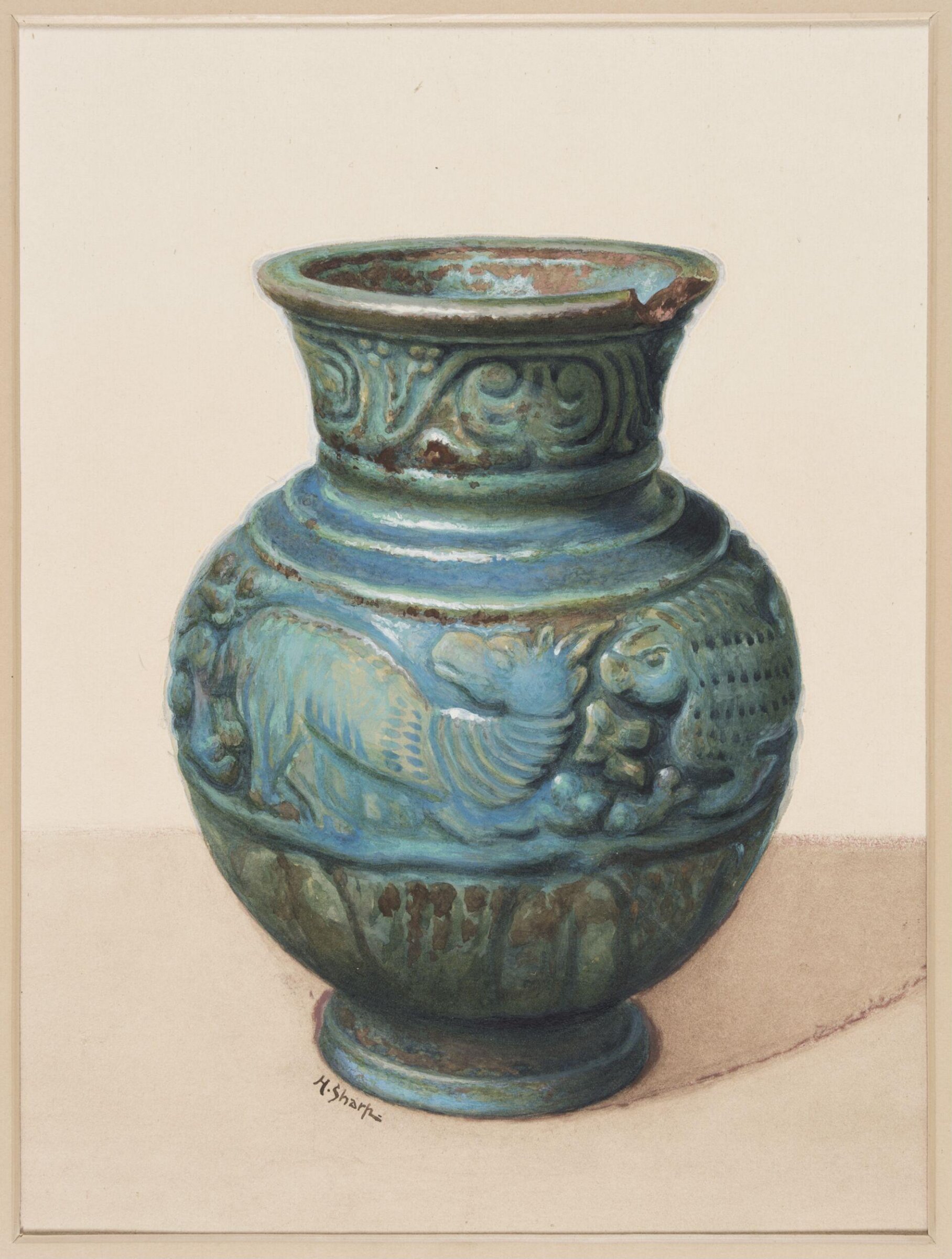 Watercolour, Herbert Sharp, c. 1898