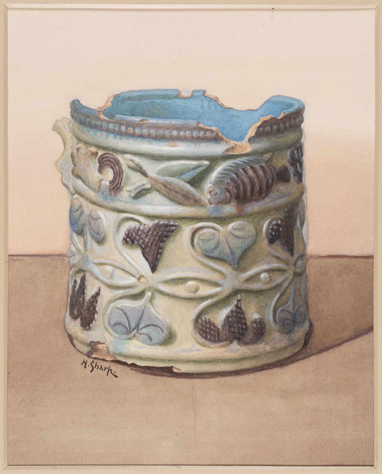 Watercolour, Herbert Sharp, c. 1898