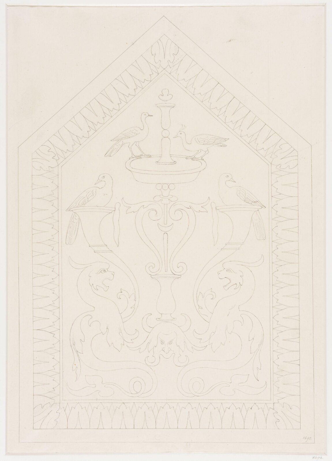 Drawing, Ludwig Wilhelm Heinrich Gruner, c. 1821-1882