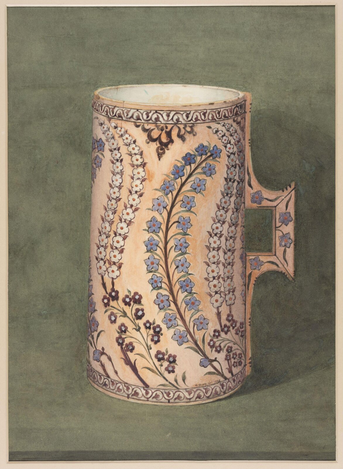 Watercolour, Herbert Sharp, 1898