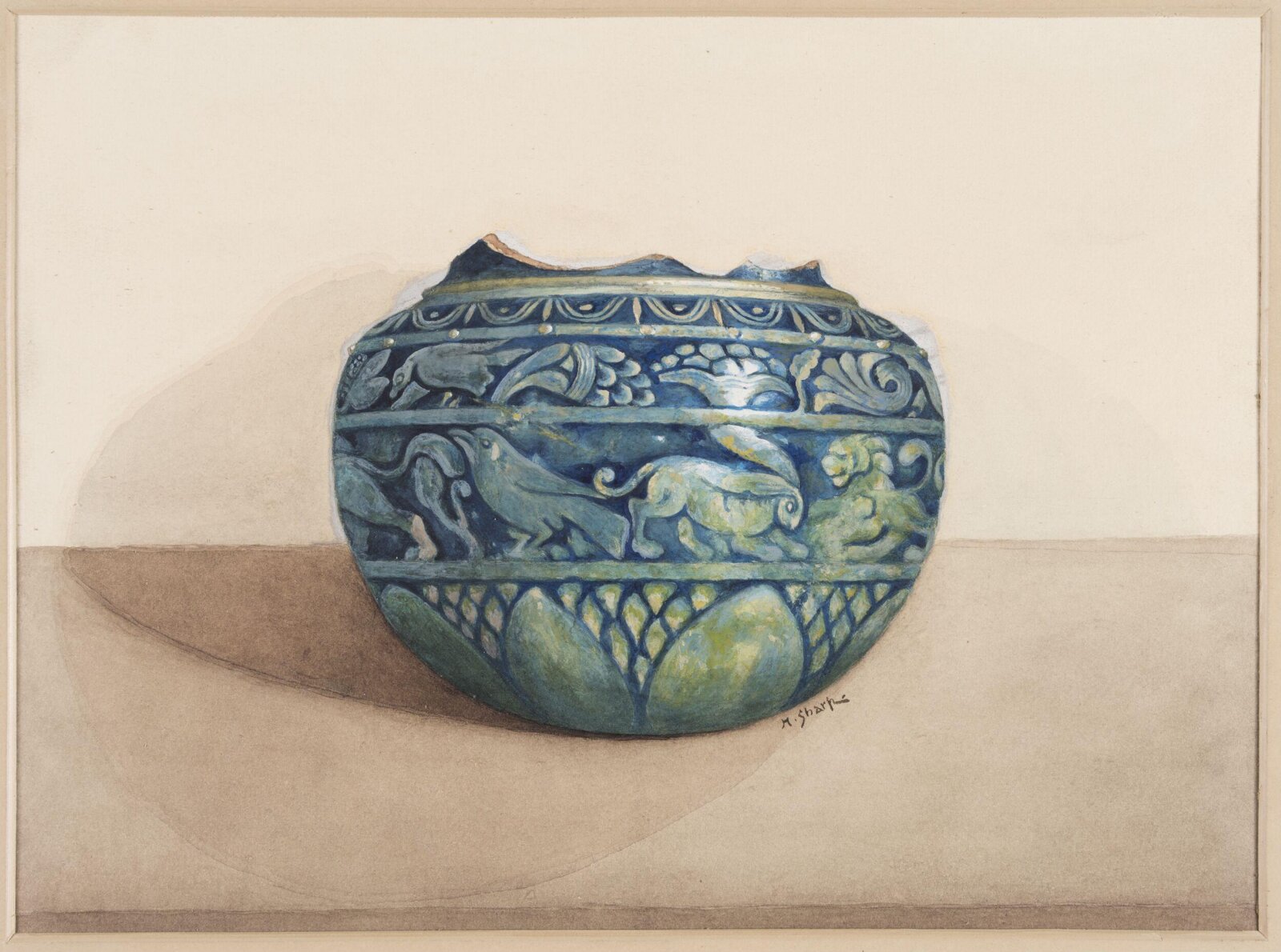 Watercolour, Herbert Sharp, c. 1898