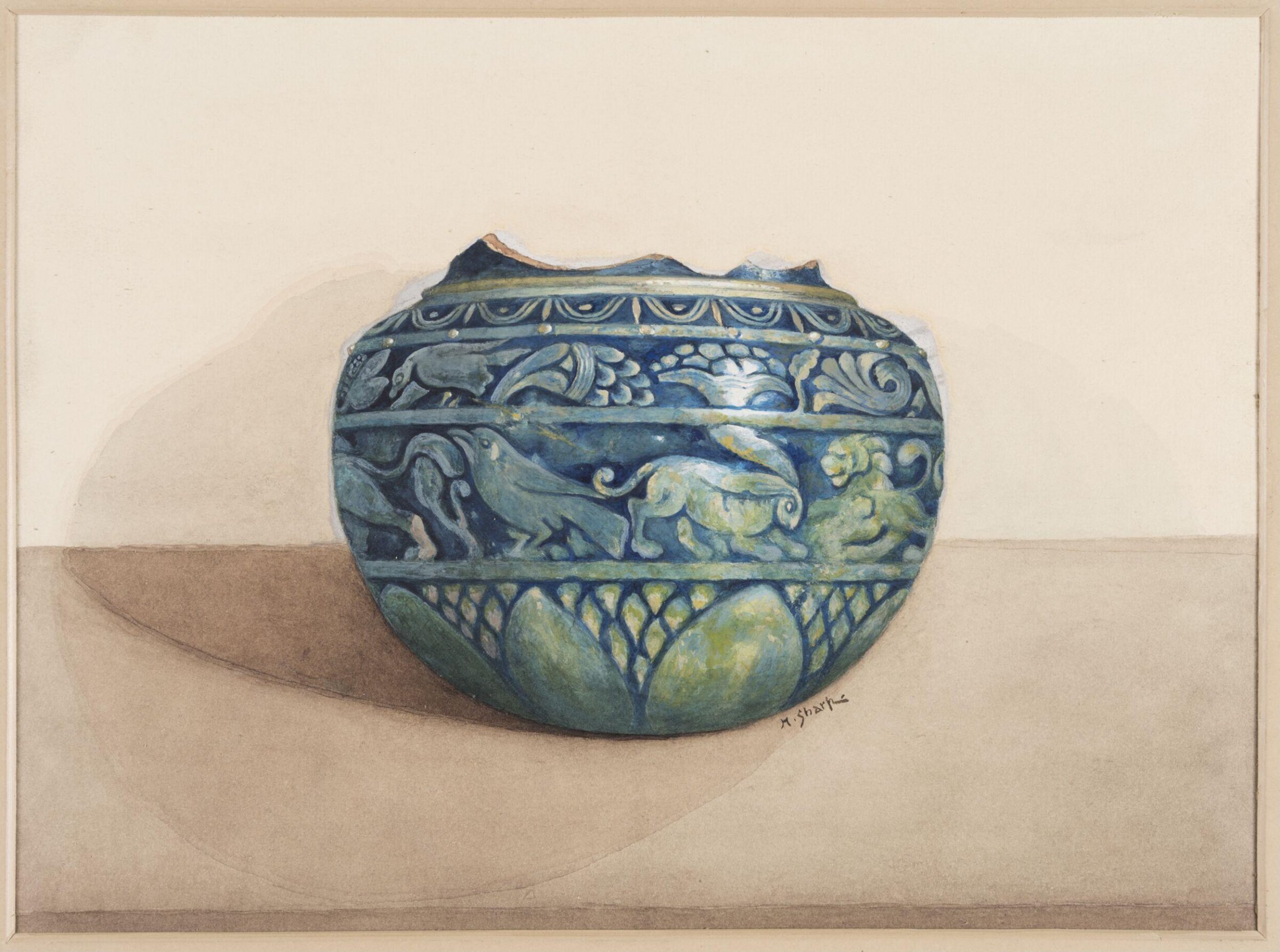 Watercolour, Herbert Sharp, c. 1898
