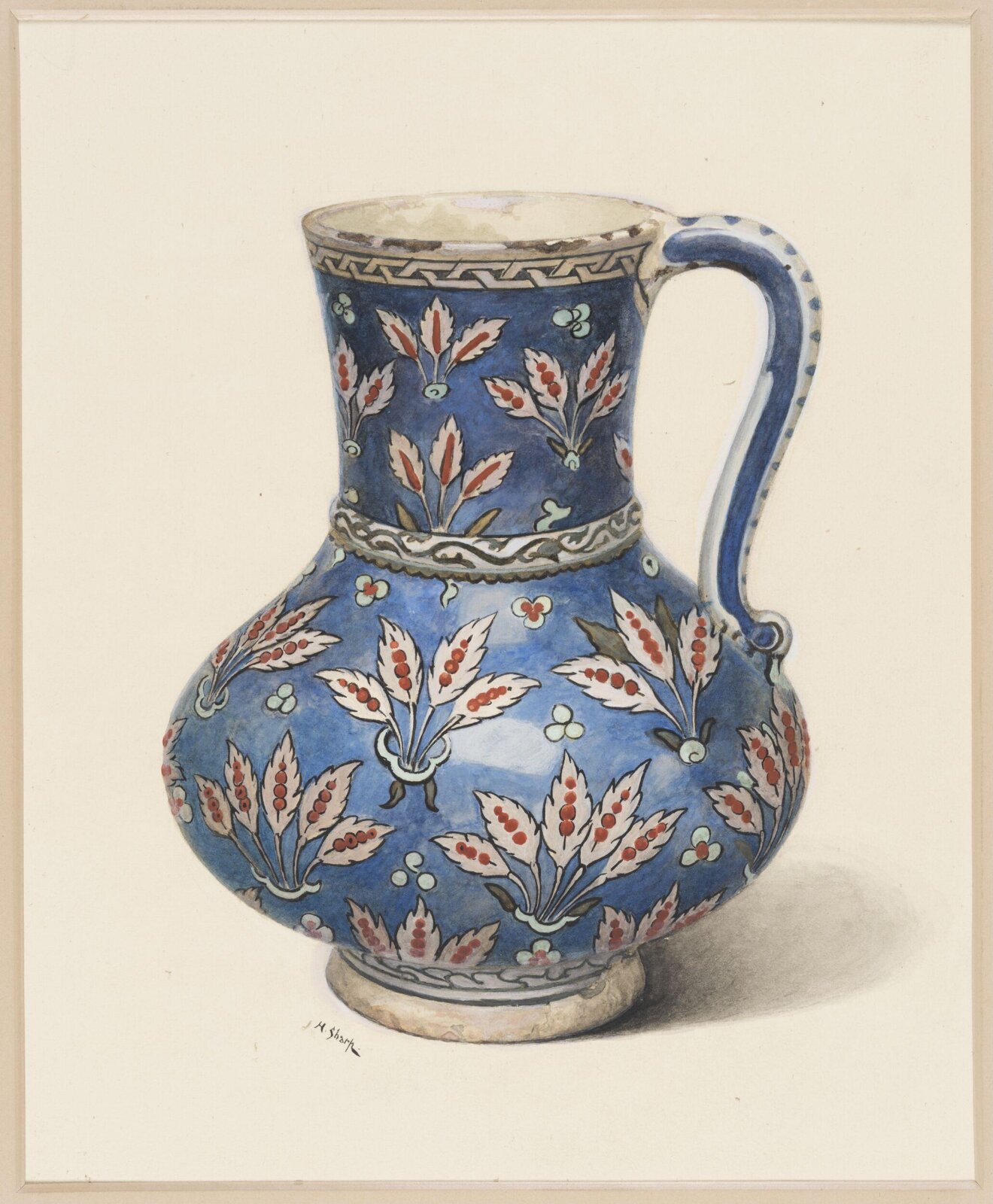 Watercolour, Herbert Sharp, late 19th century