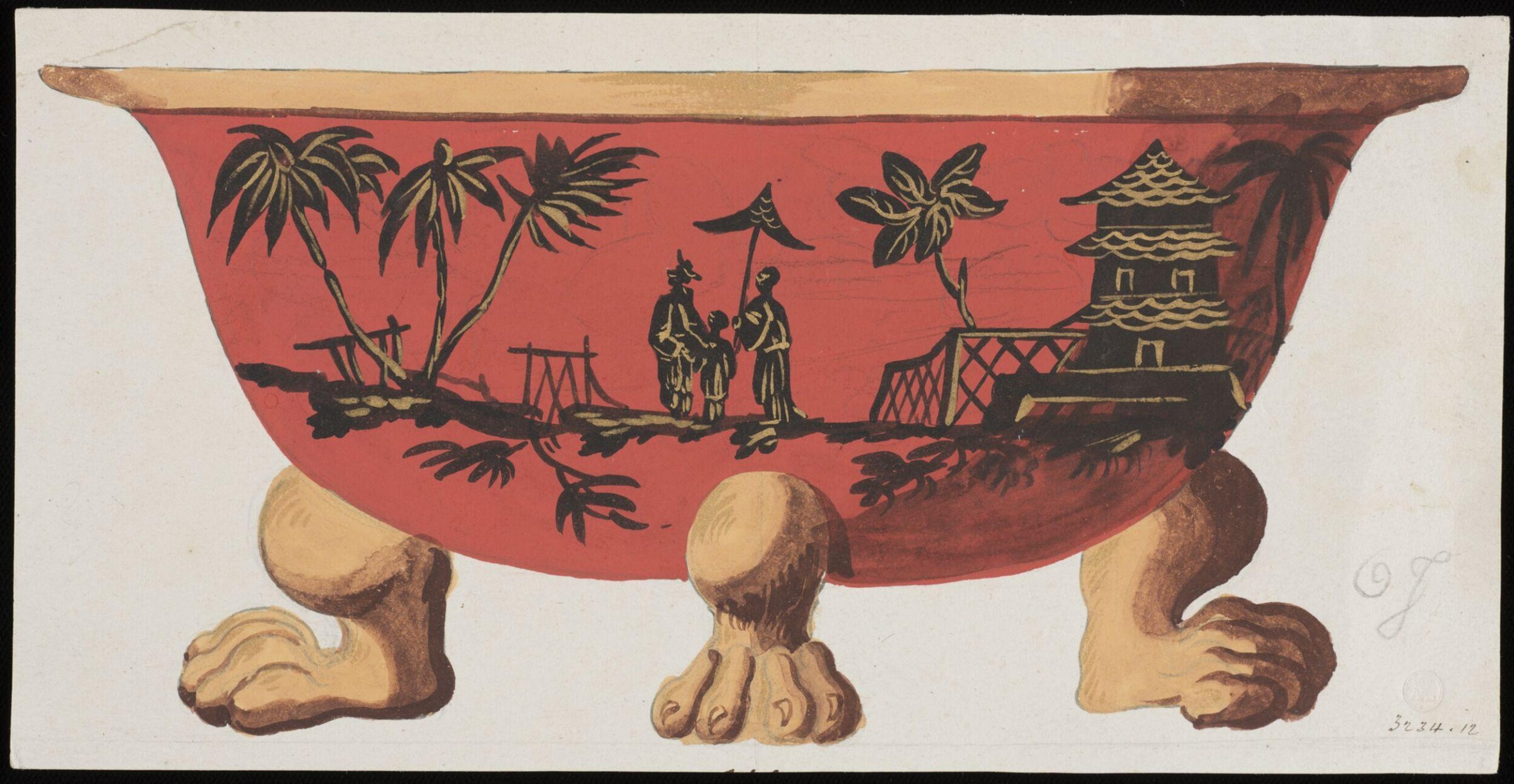 Drawing, Dagoty, ca.1810